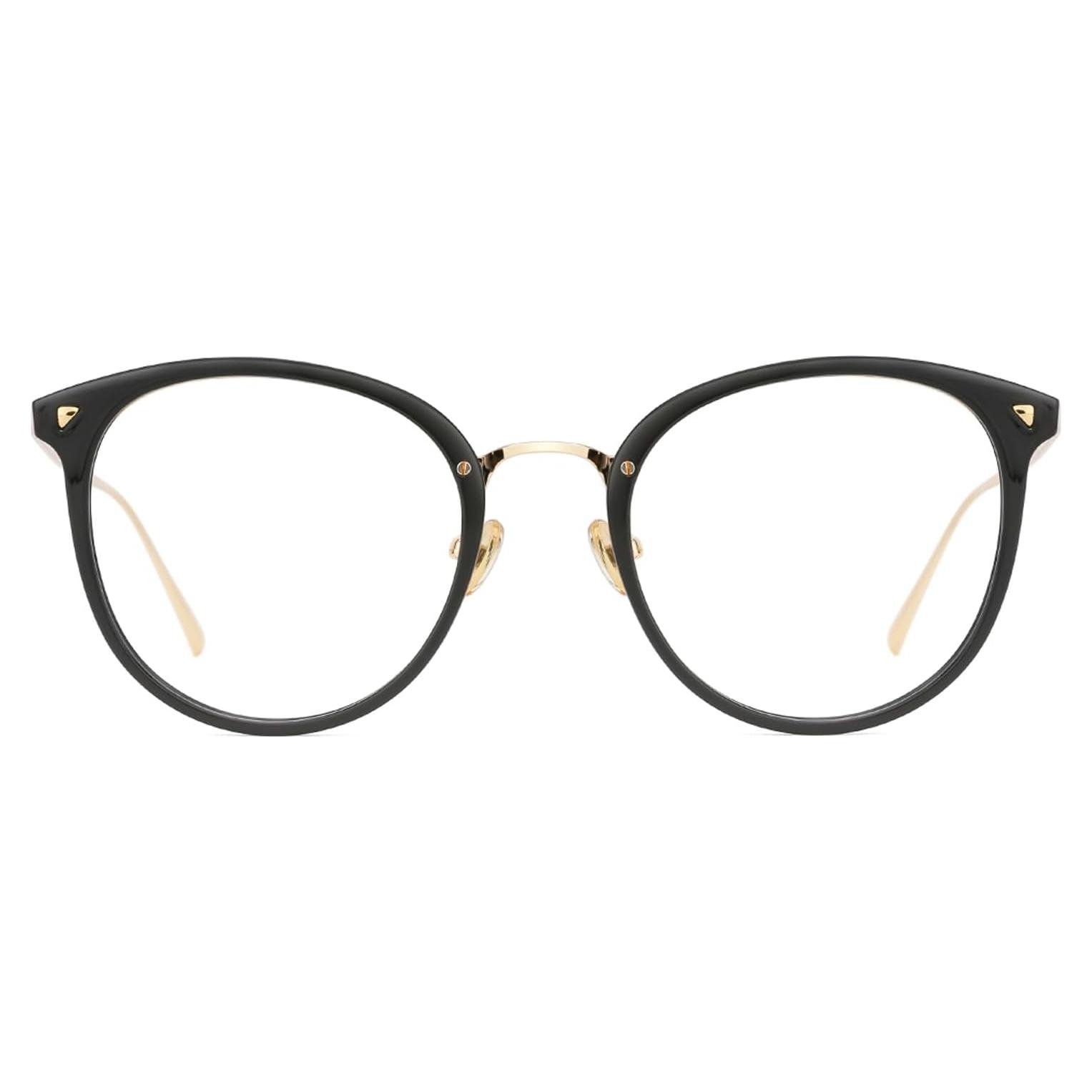 Gafas de Luz Azul TIJN Unisex Ojo de Gato Acetato Negro