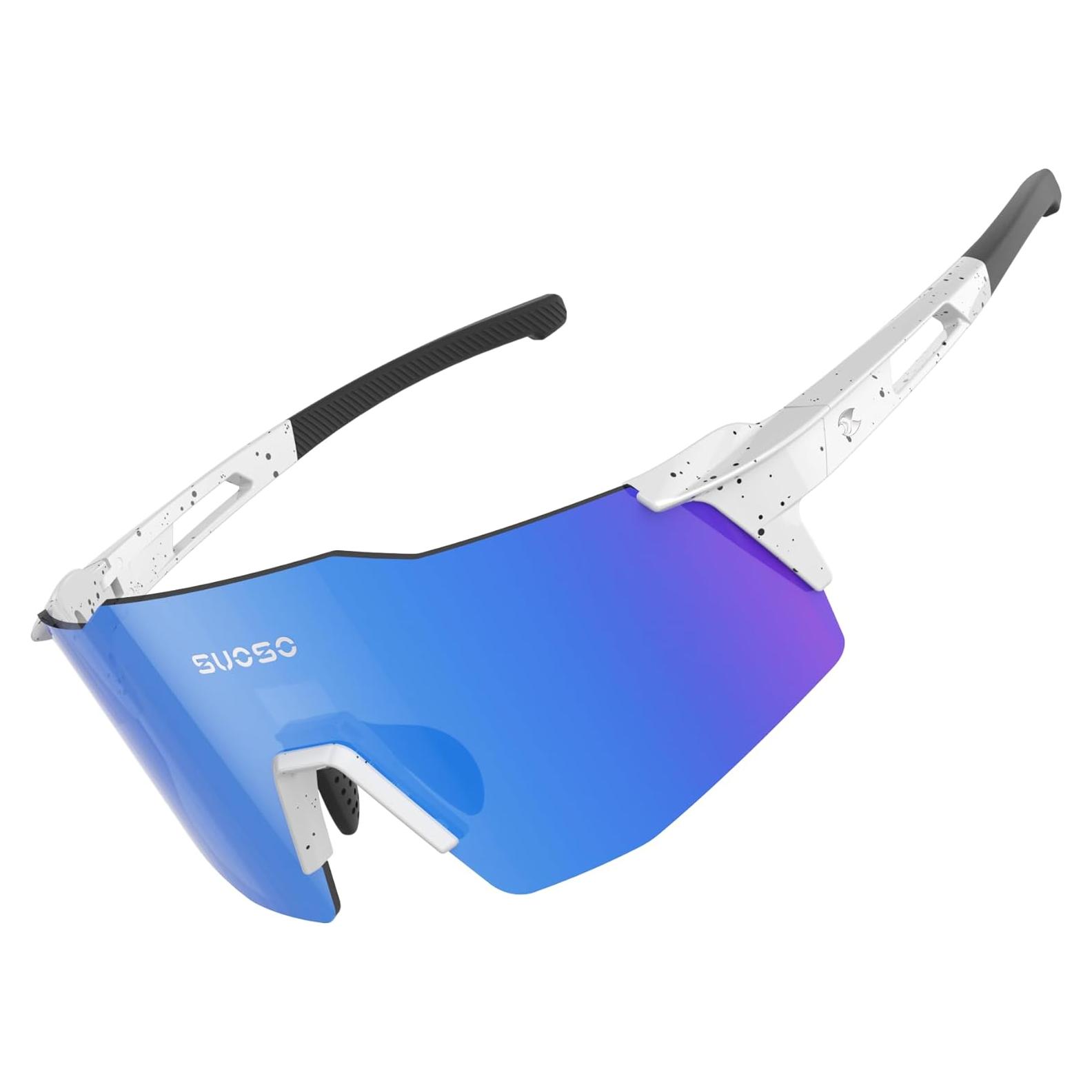 Gafas de Sol Deportivas Suoso Polarizadas UV400 para Hombres