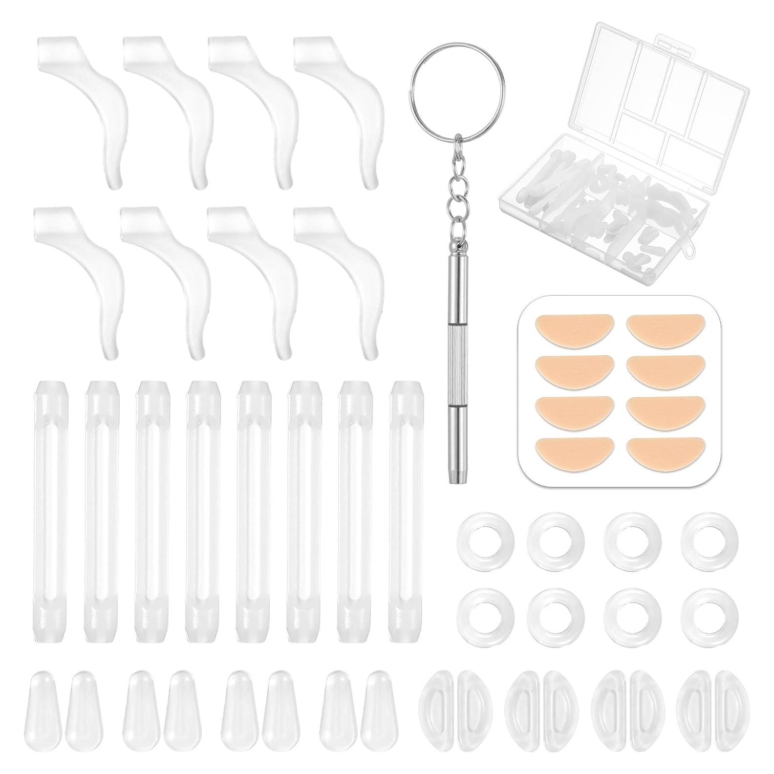 50 Piezas Retenedores de Gafas Silicona Bruislard Antideslizantes