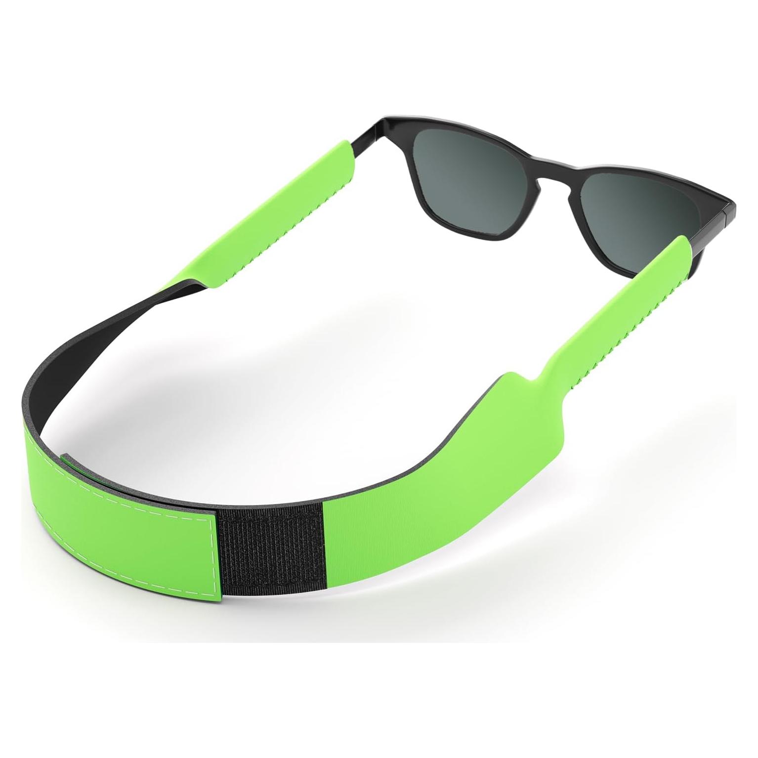 Correa Flotante Ajustable para Gafas de Sol Neopreno Verde Claro