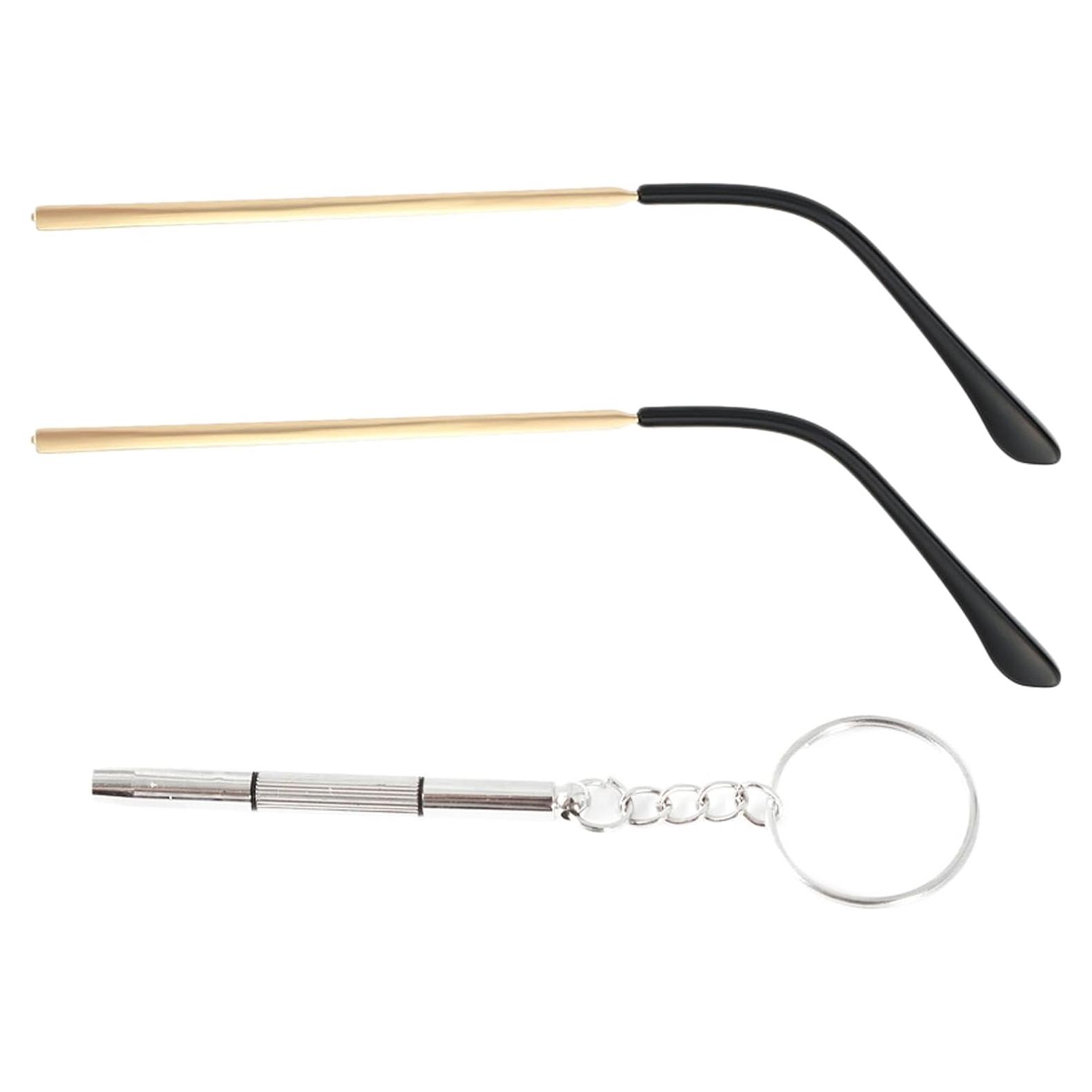 Brazos de Reemplazo para Gafas Metal DEFKIYT 135mm Dorado