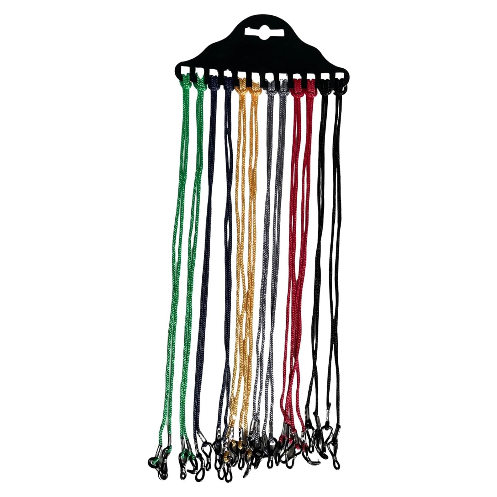 Cadena para Gafas 12 Piezas Soporte Mascarilla 6 Colores