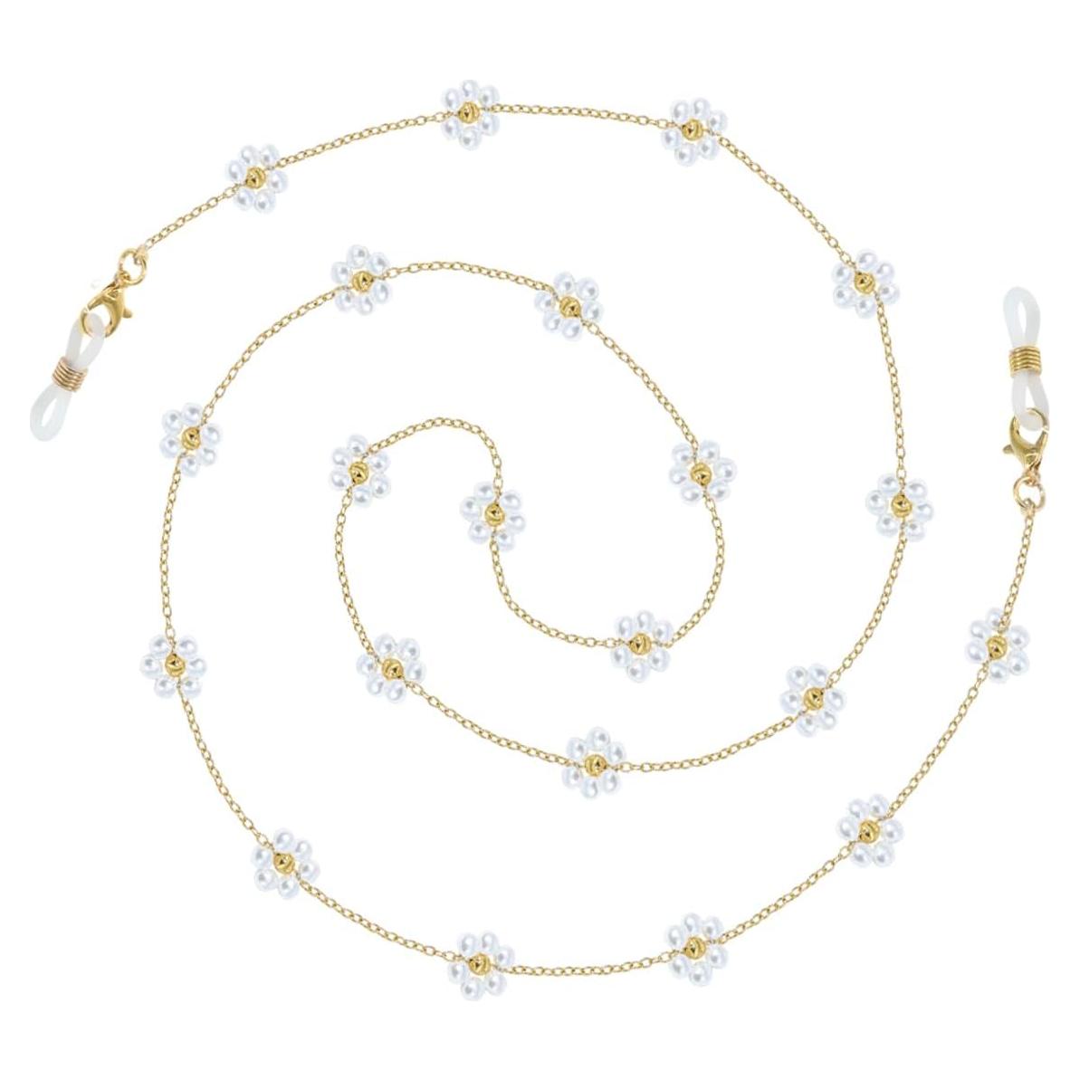 Cadena de Gafas LuReen con Perlas de Cristal para Mujeres