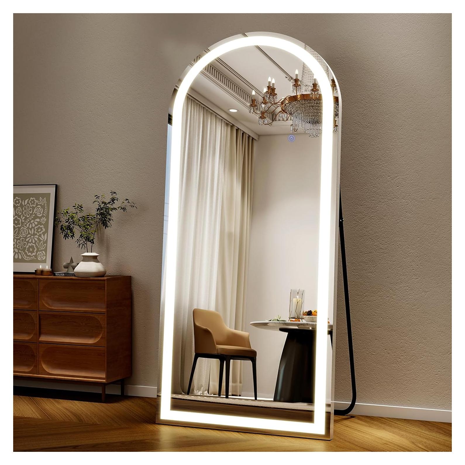 Espejo de Cuerpo Completo Easly 172.72x66.04 cm LED 3 Colores