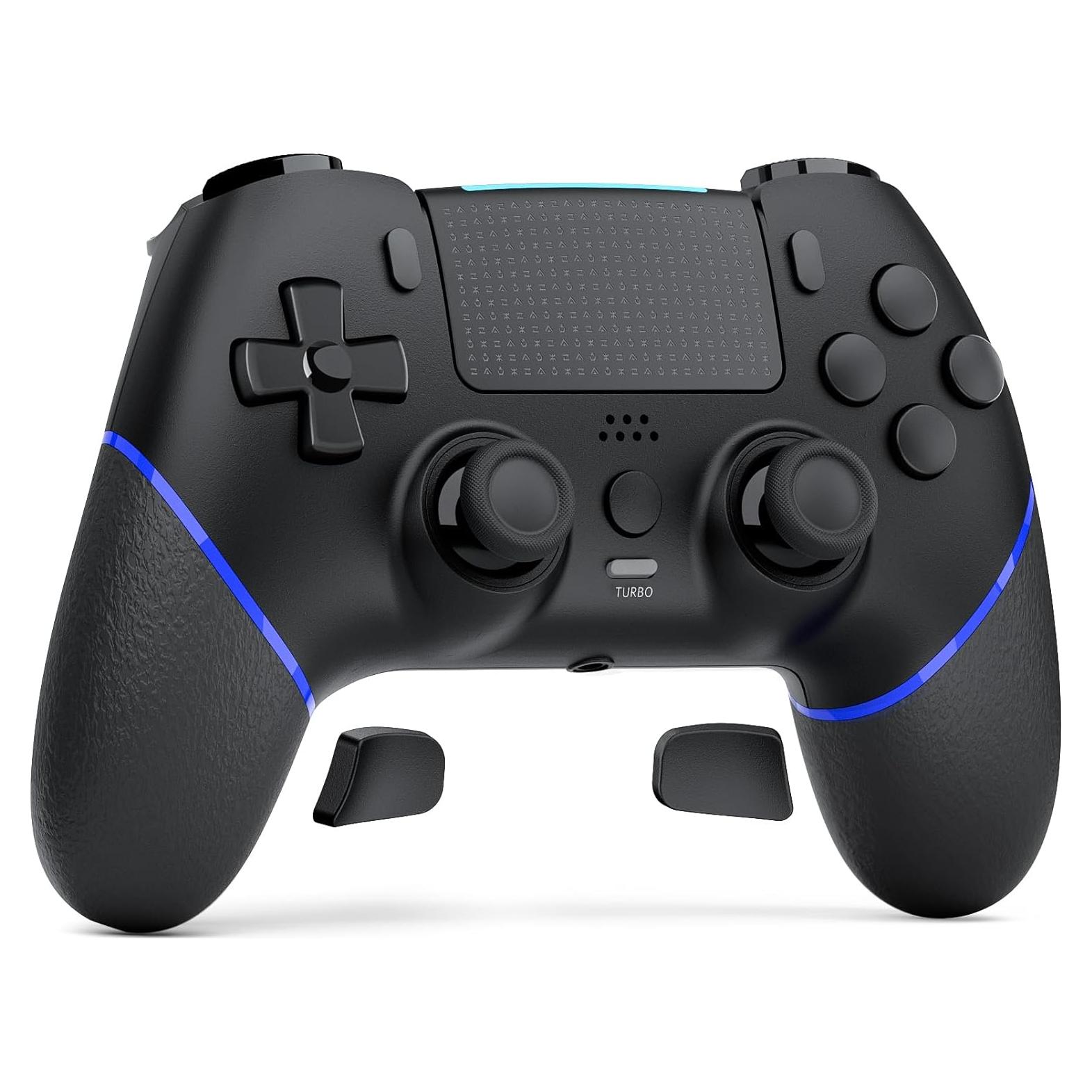 Controlador Inalámbrico CHEREEKI para PS4 Negro con Joystick Hall