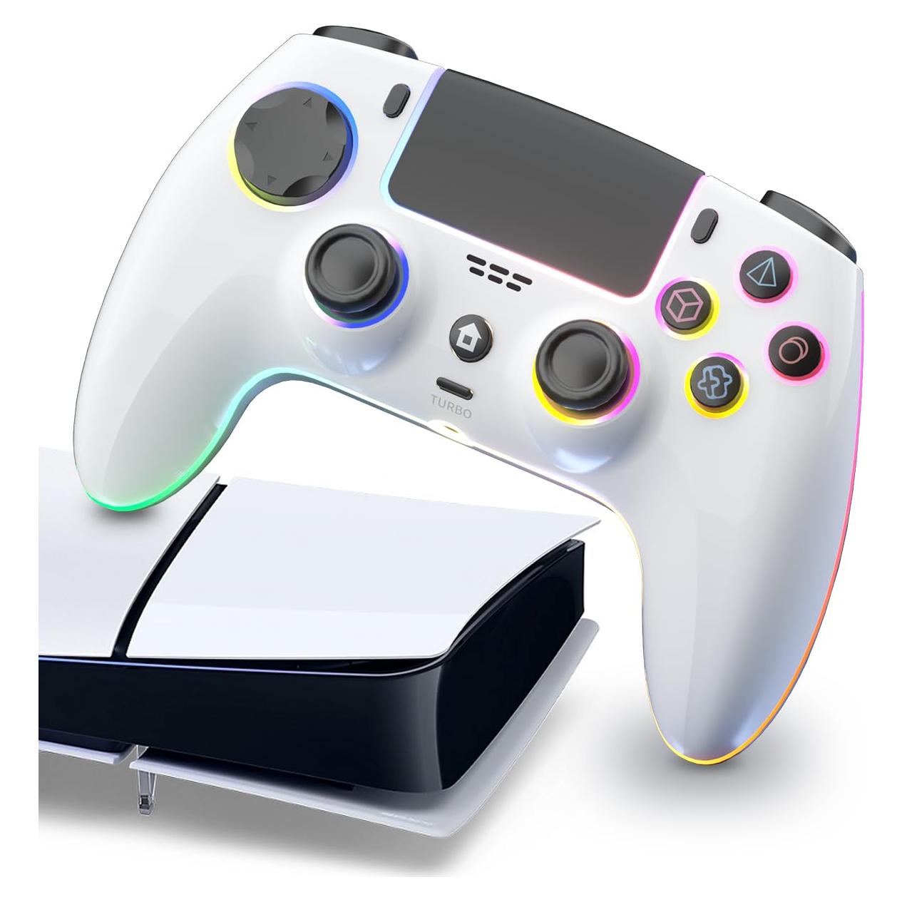 Controlador Inalámbrico ThinTree para PS5/Pro/Slim/PC, RGB