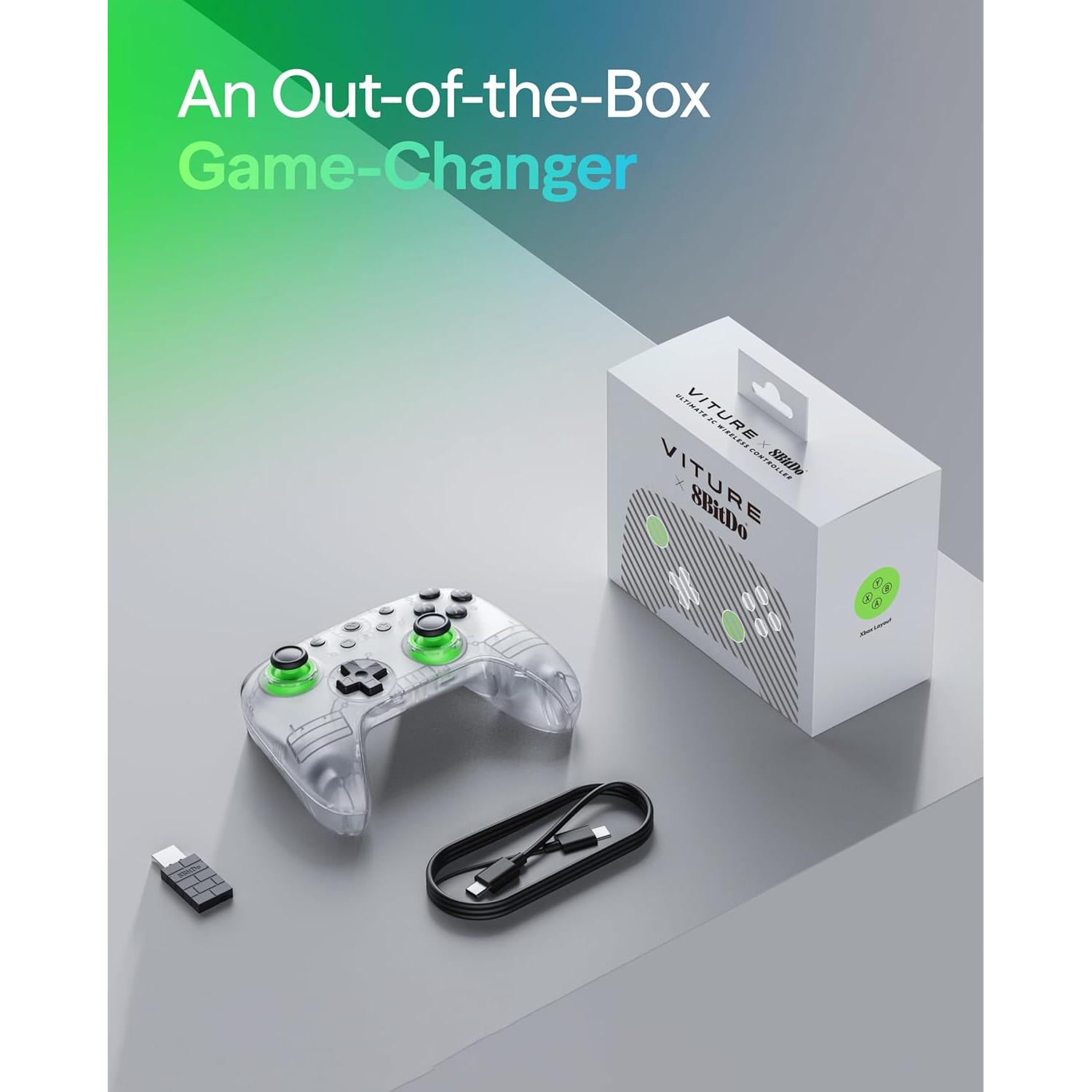 Controlador Inalámbrico VITURE 8BitDo Ultimate 2C para Android y PC