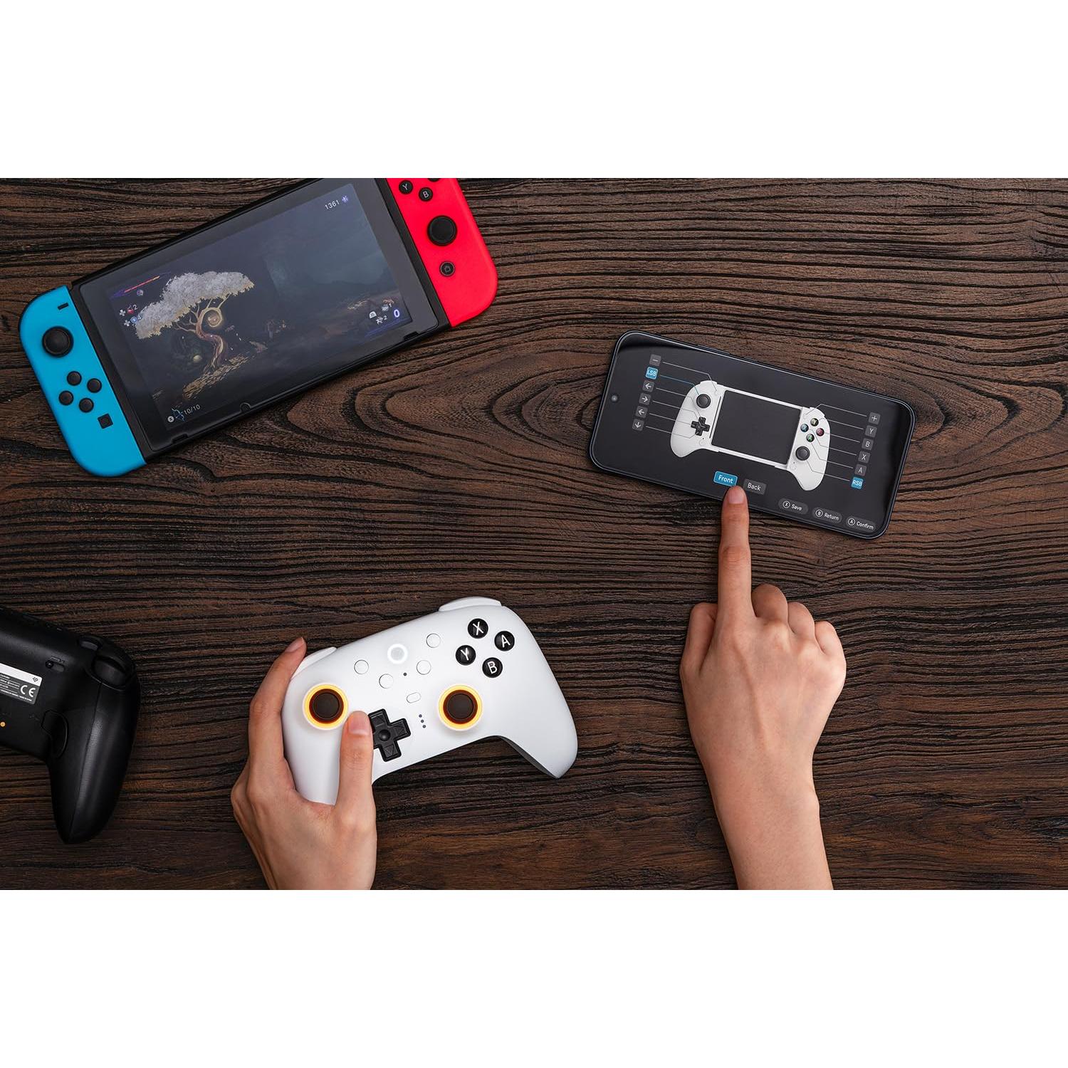 Controlador Bluetooth 8BitDo Ultimate 2 para Switch y PC