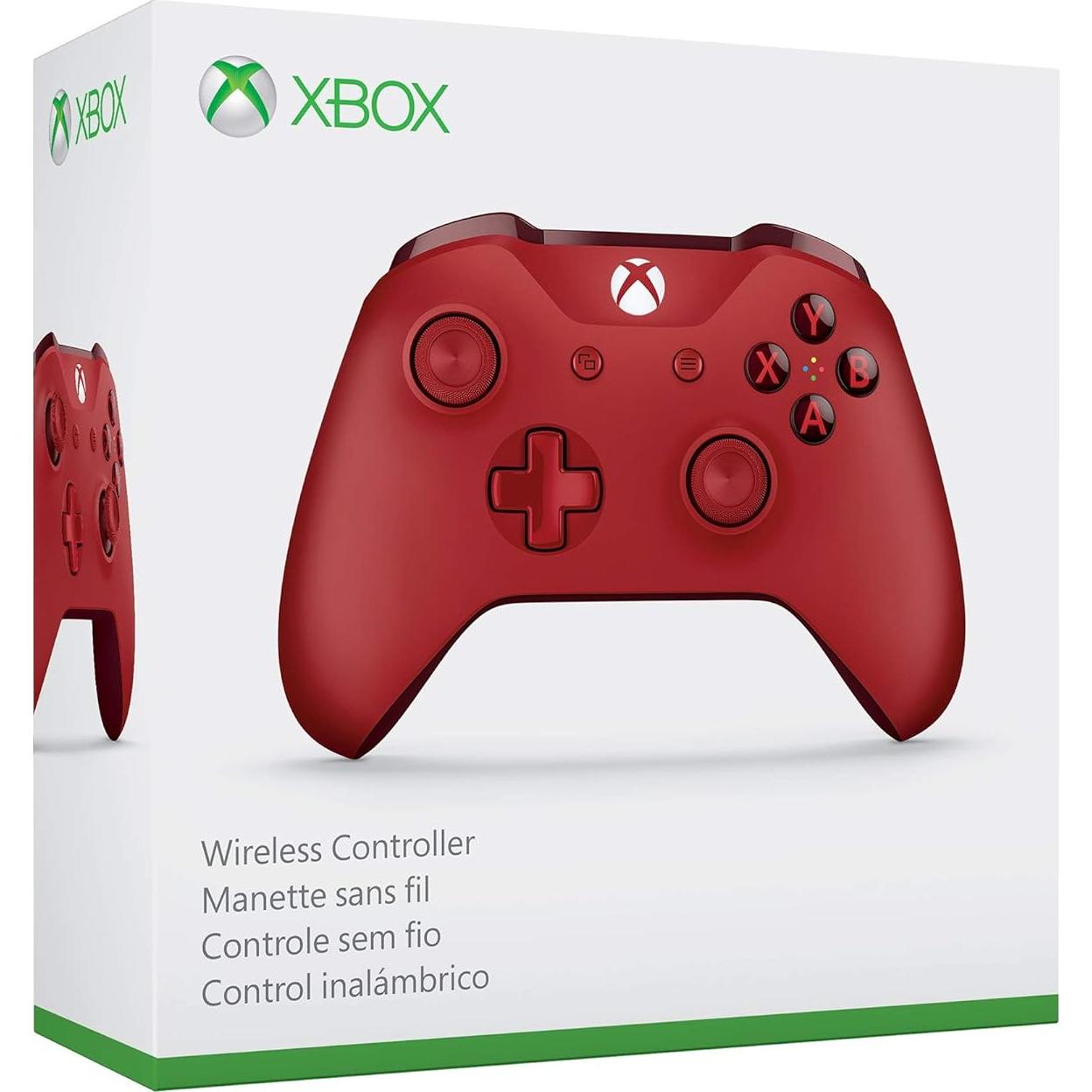 Controlador Inalámbrico Xbox One Rojo Renovado - 241.6g