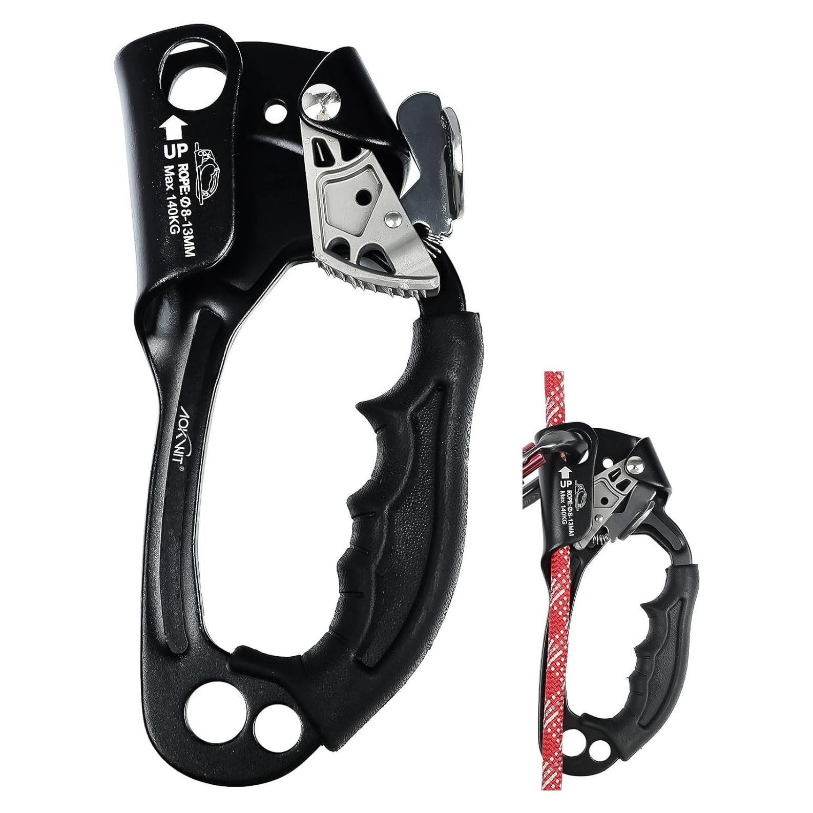 Ascensor de Mano AOKWIT Aluminio Ergonómico 19 cm para Escalada