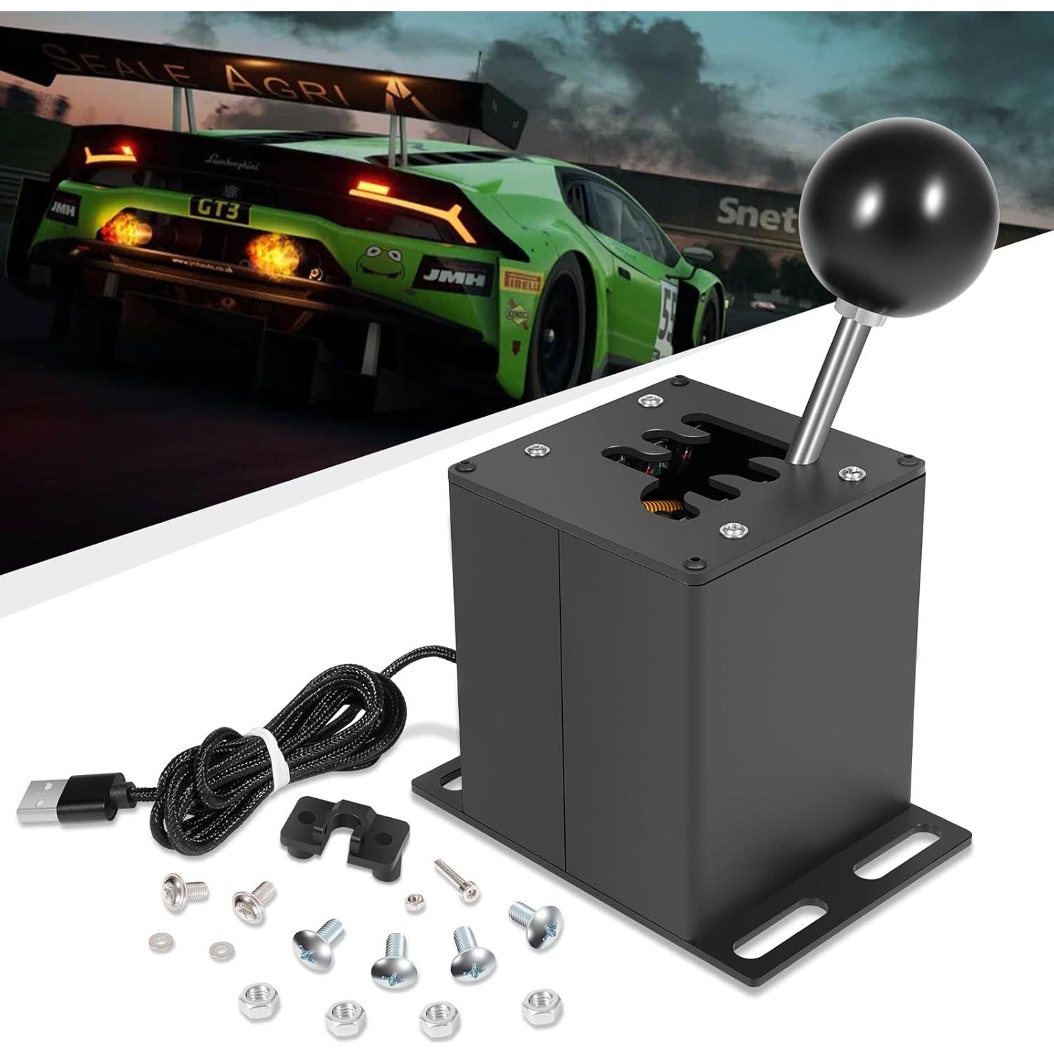 Simulador de Cambios Camoo USB 6+R para PC - Compatible G29 G27 G25