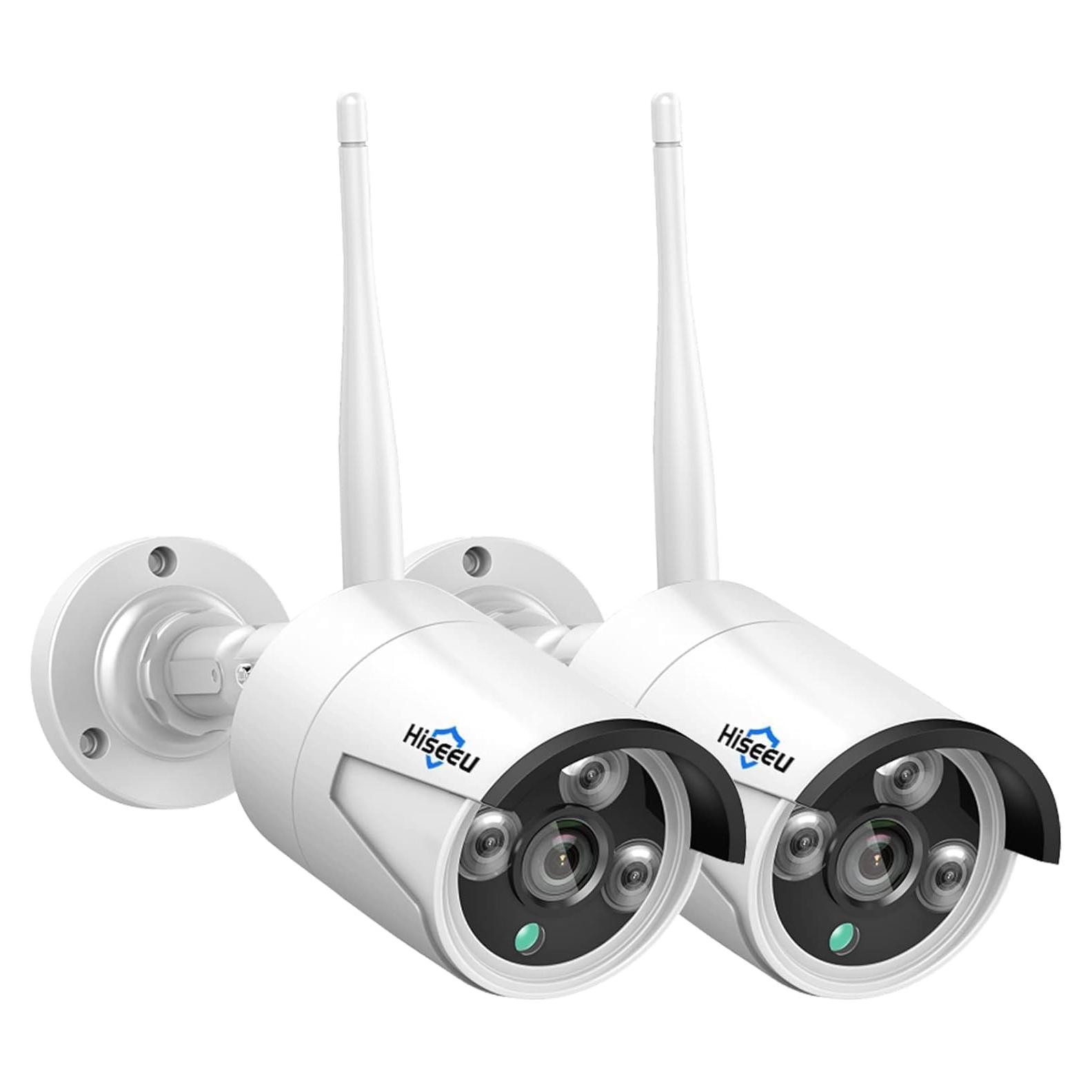 Cámara de Seguridad Inalámbrica Hiseeu 3MP para Exterior