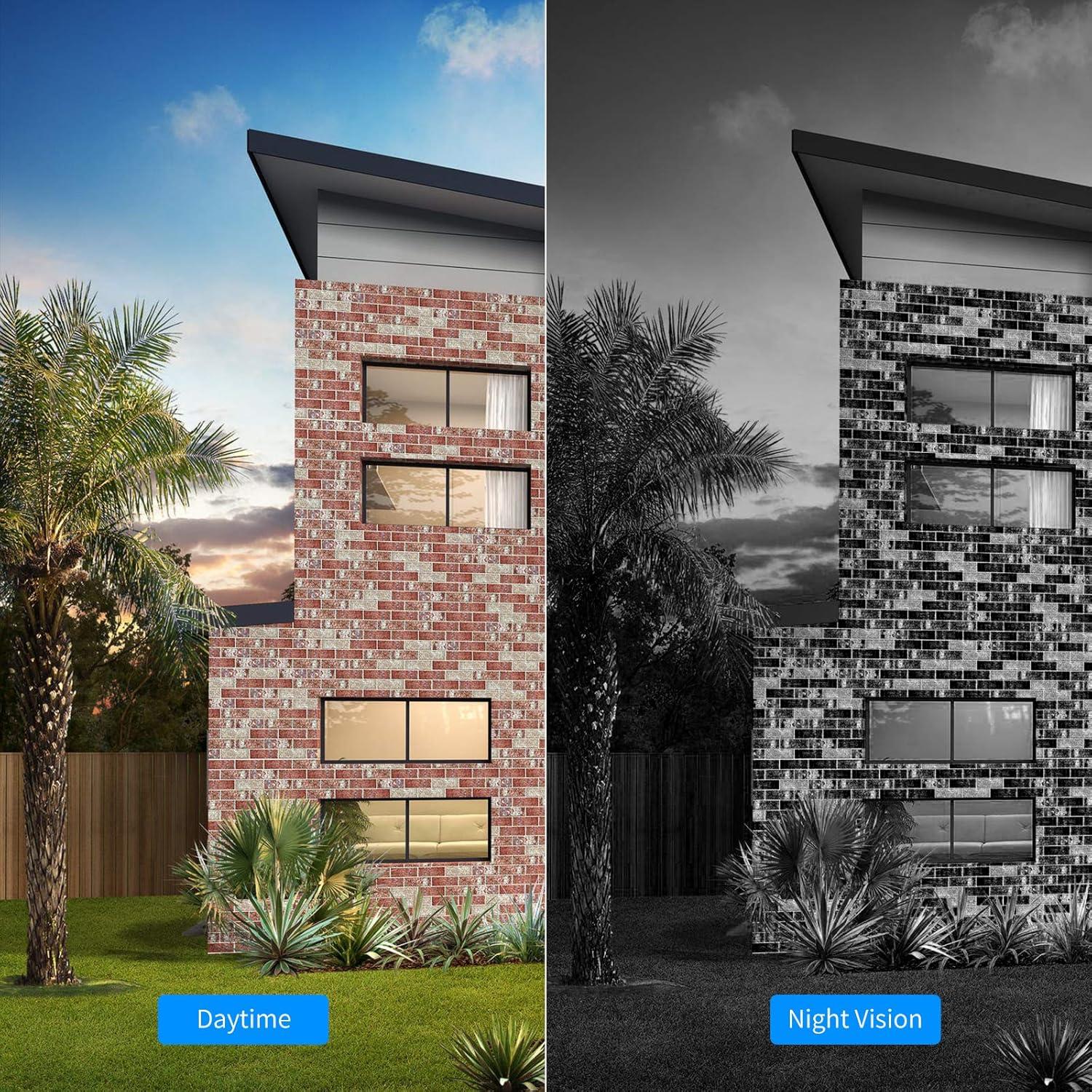 Cámara de Seguridad Inalámbrica Hiseeu 3MP para Exterior
