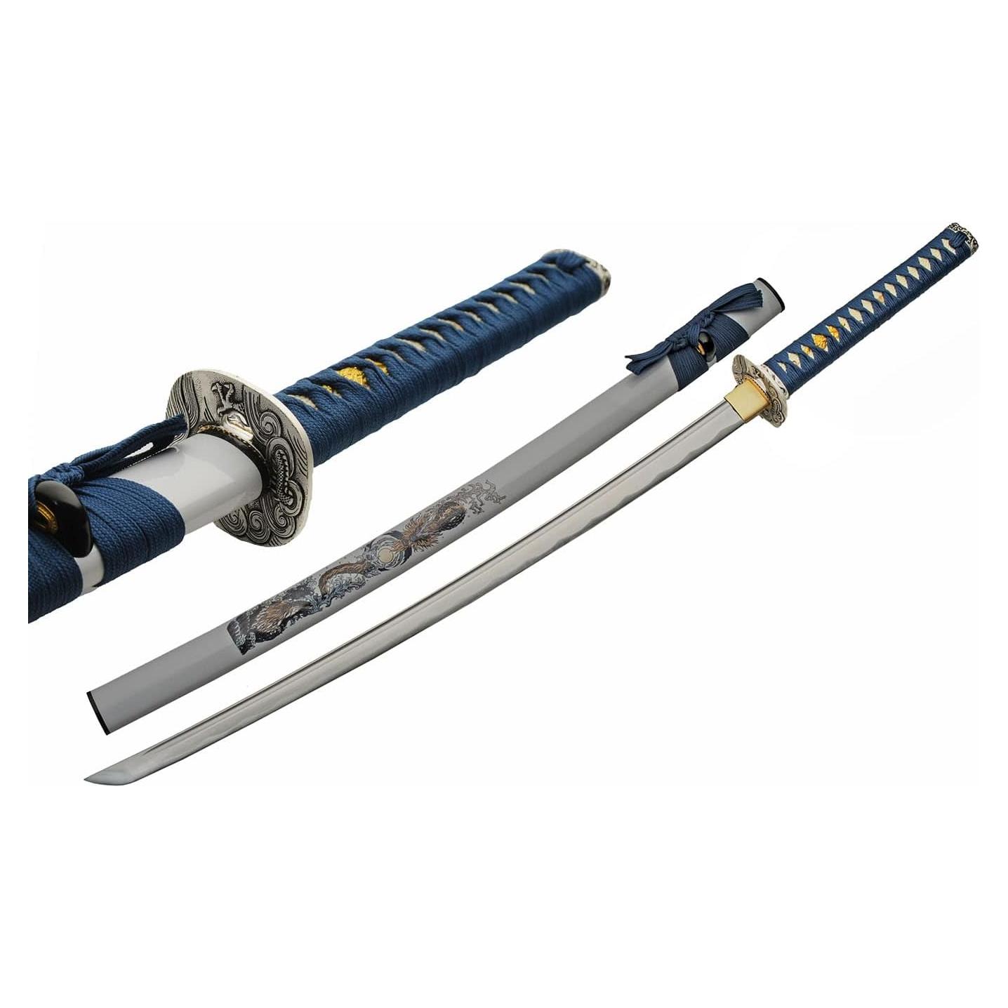 Katana Samurai Replica SZCO 39" Acero Carbono con Funda ABS