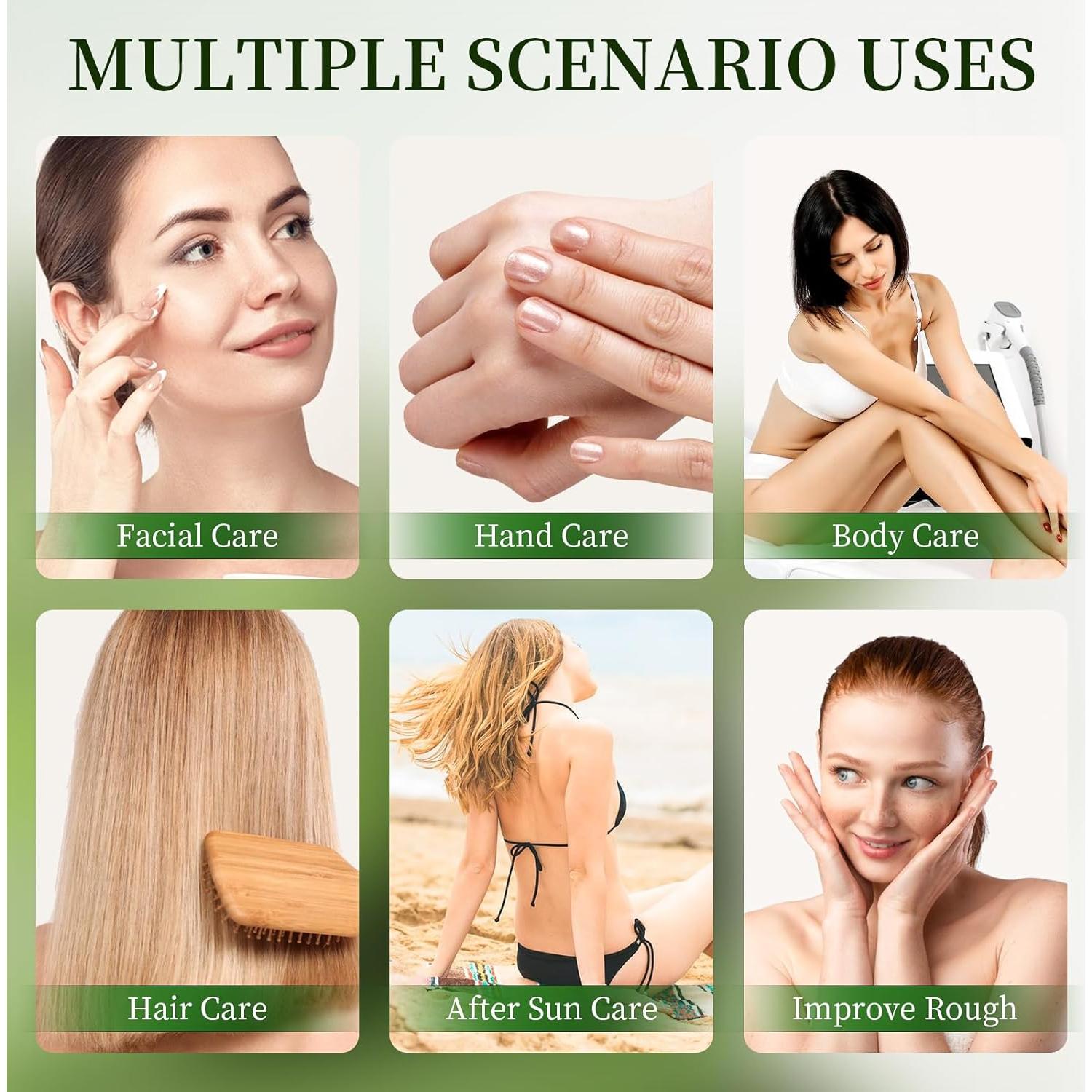 30 Paquetes Gel de Aloe Vera Puro 99% para Piel y Cabello