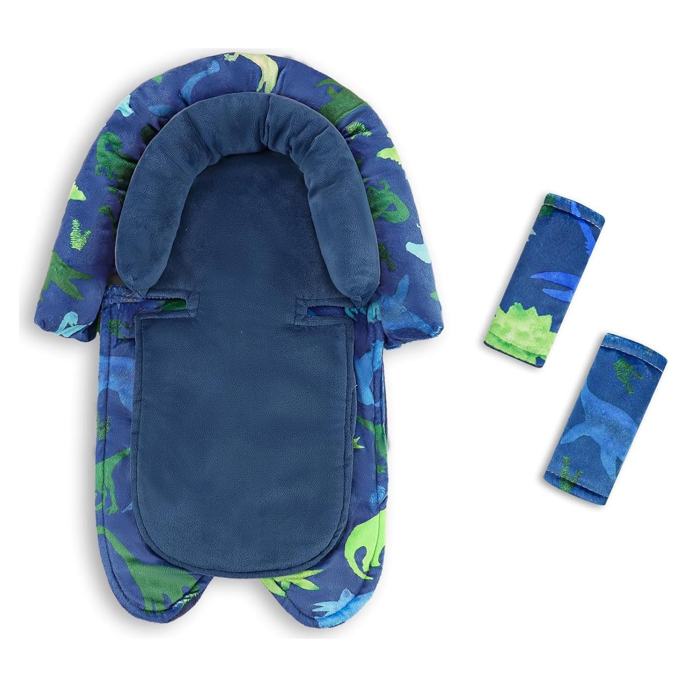 Soporte de Cabeza para Silla de Auto TANOFAR Dinosaurio Azul