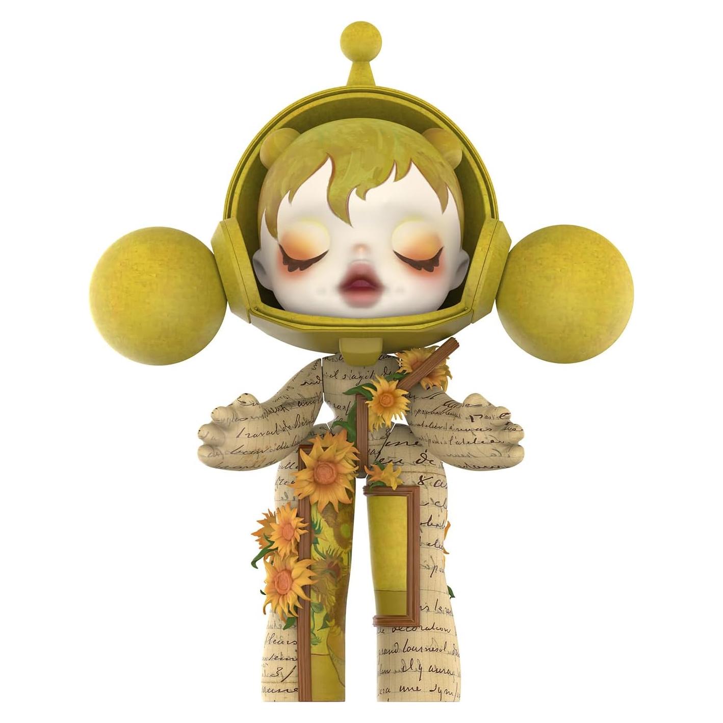 Figura Coleccionable POP MART MEGA α SKULLPANDA 400% Van Gogh