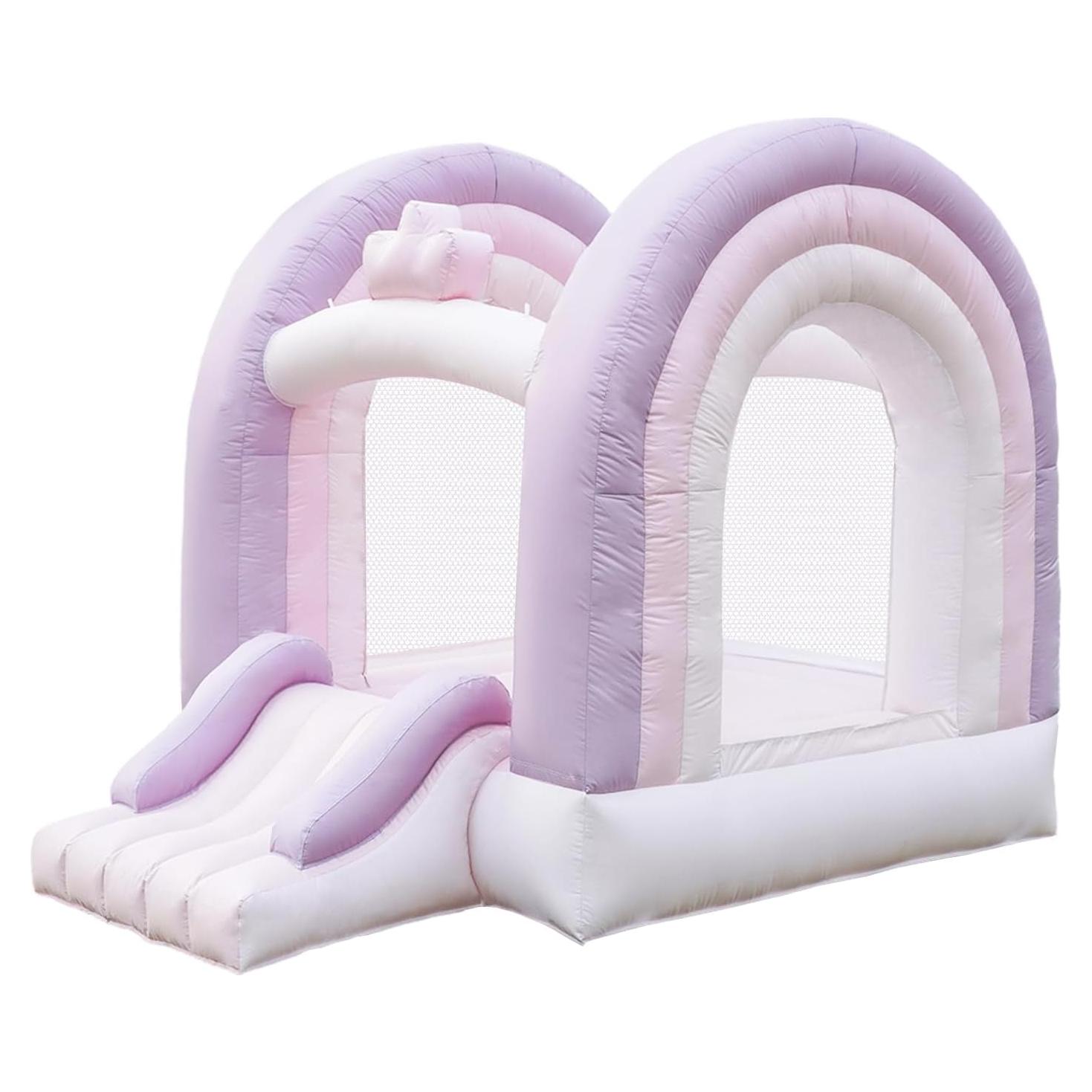 Castillo Inflable HAPYBOUCY Arcoíris Doble Arco 2.54m para Niños