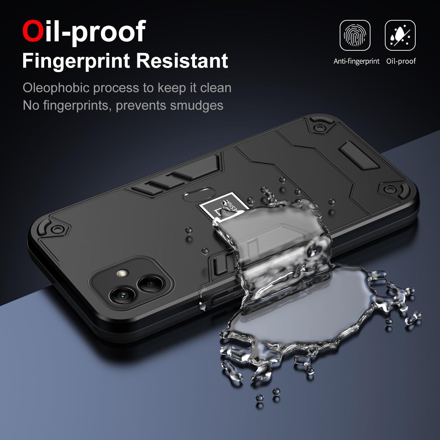 Funda Dura 2 en 1 para Redmi A1 y A2 - Protección Antigolpes Negra