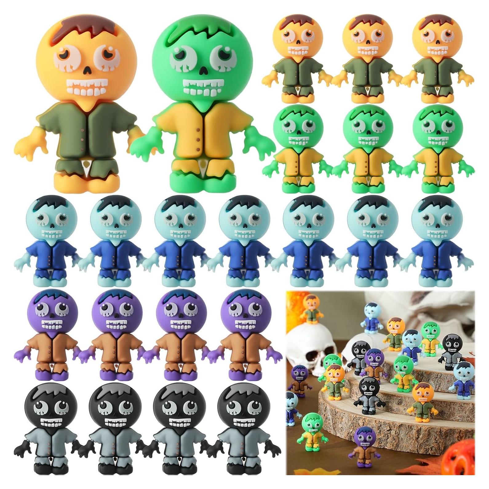 60 Figuras Mini Zombies Halloween VioraWhite 3.5x2 CM