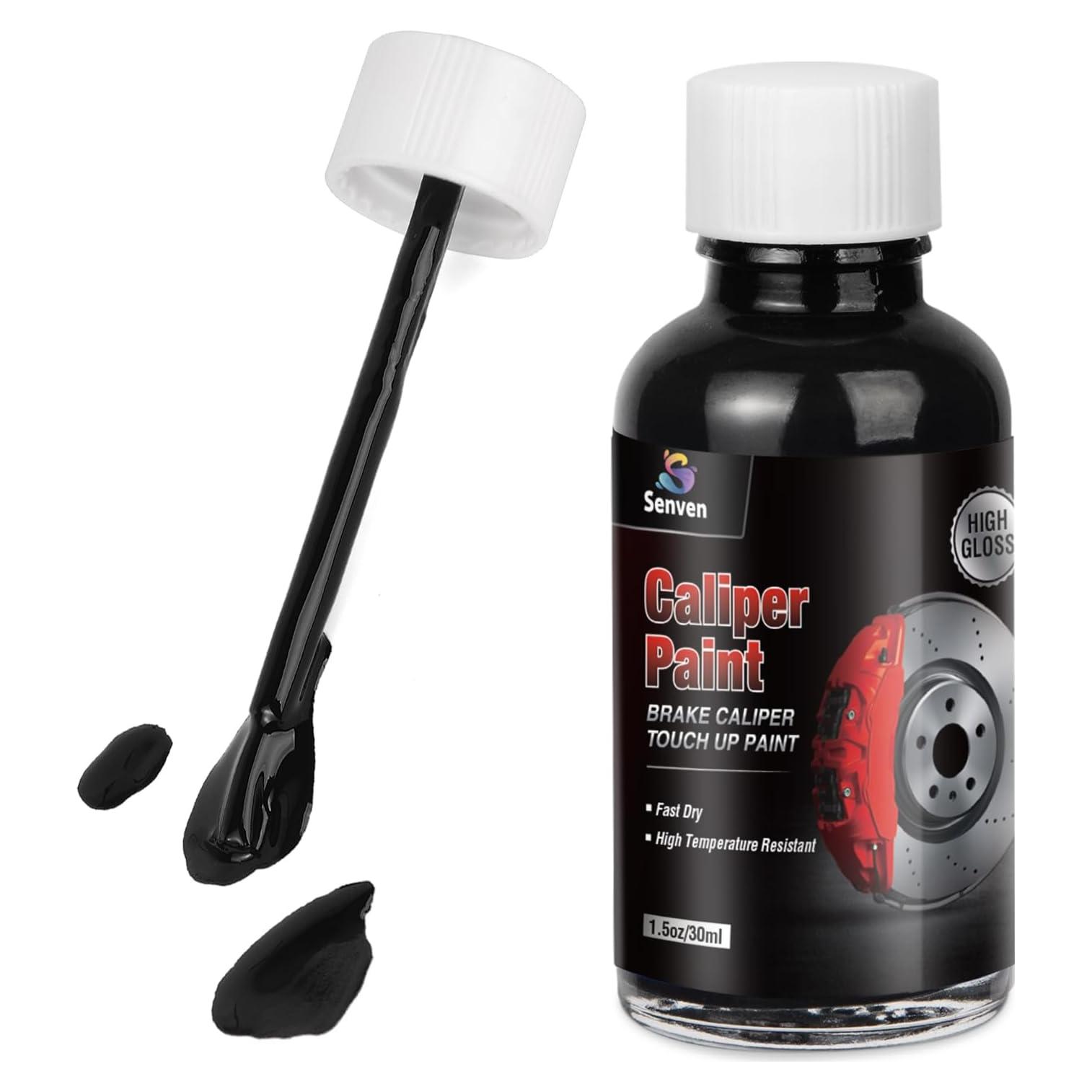 Pintura de Caliper de Freno SENVEN Negra Brillante 44.36ml