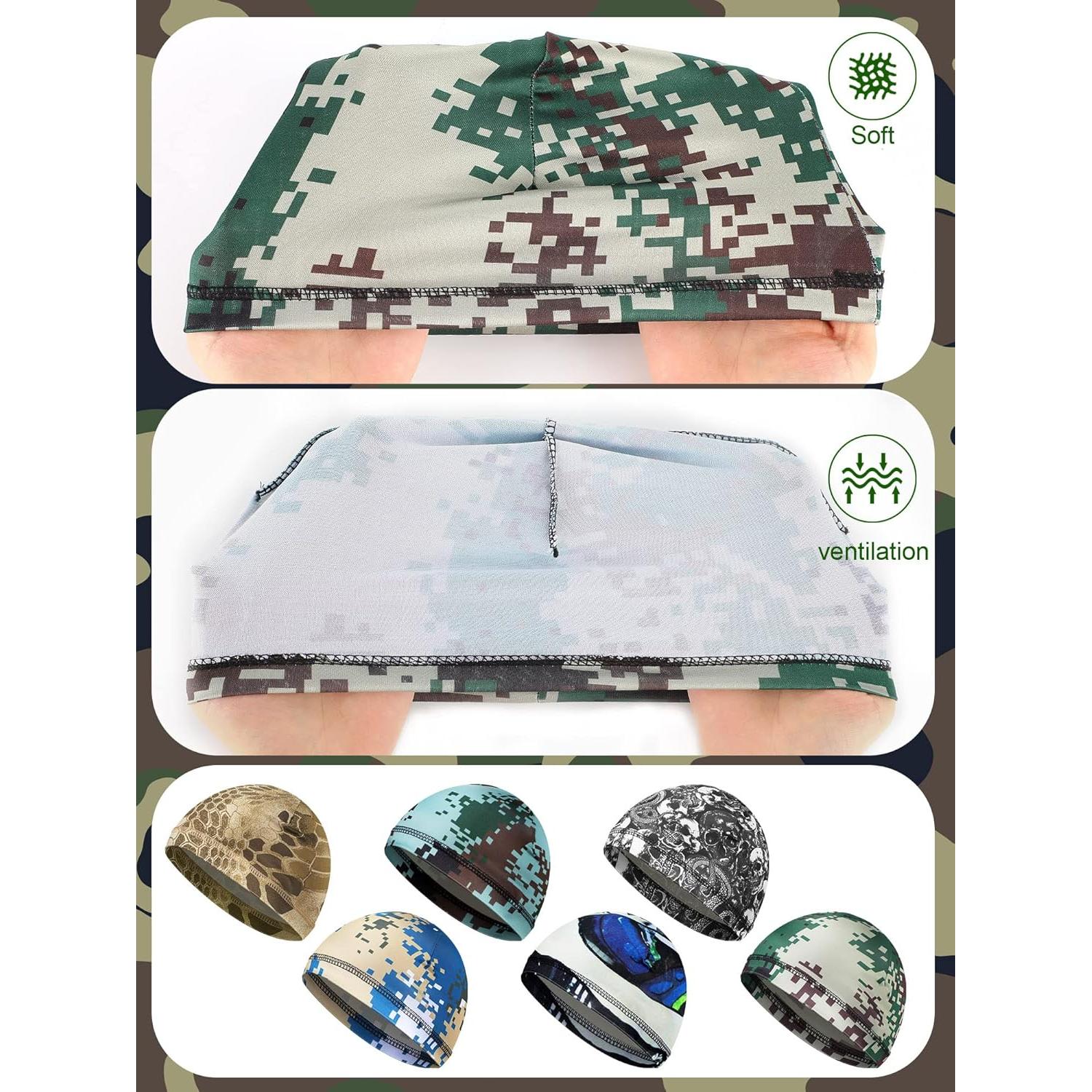 Gorros Refrigerantes SATINIOR 6 Pcs para Casco Absorbente