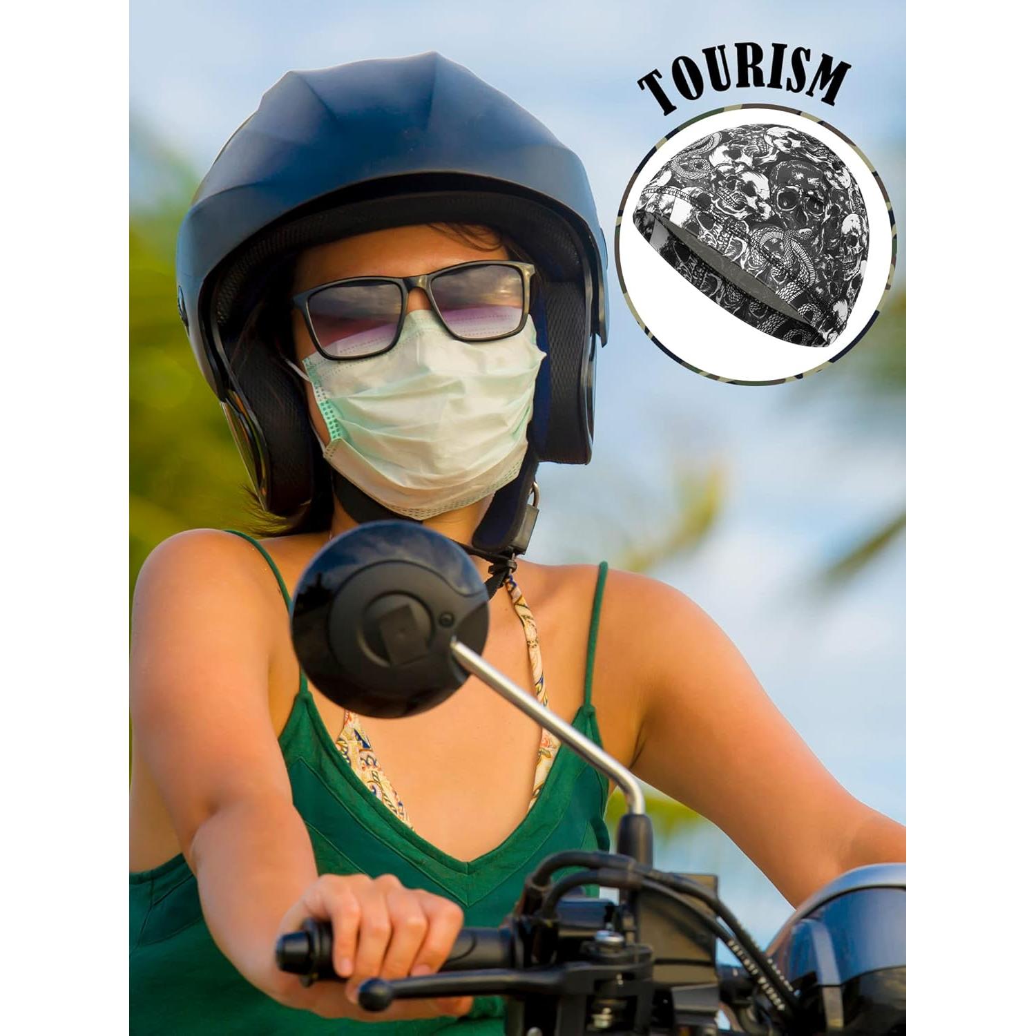 Gorros Refrigerantes SATINIOR 6 Pcs para Casco Absorbente