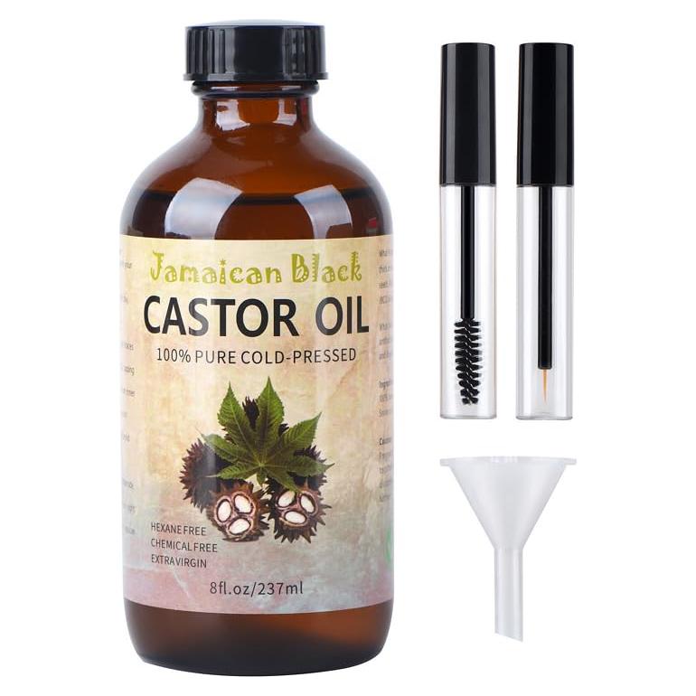 Aceite de Ricino Negro Jamaicano Zhongxiang 236ml Orgánico