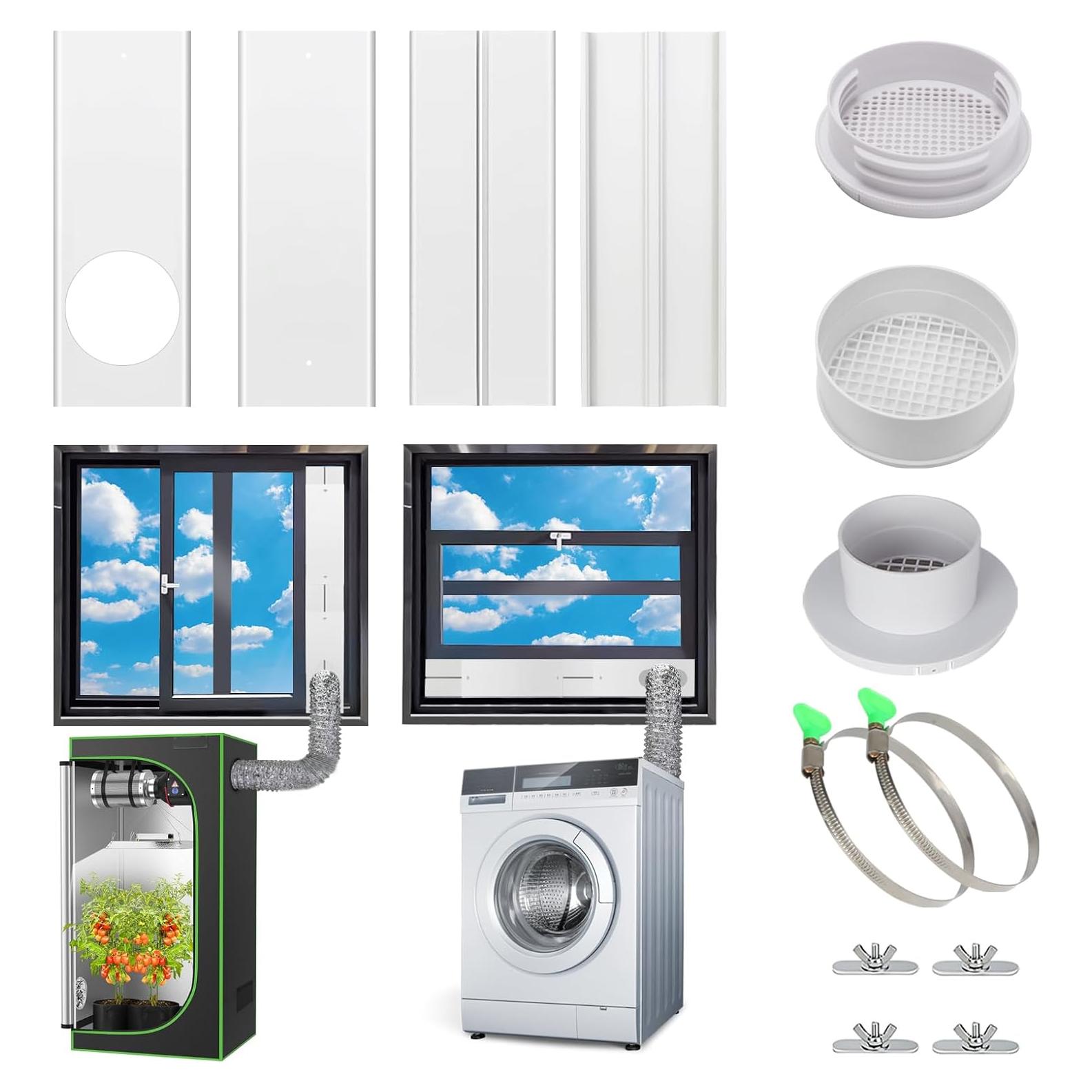 Kit de Ventilación para Ventana Linstock 155 cm con 3 Adaptadores