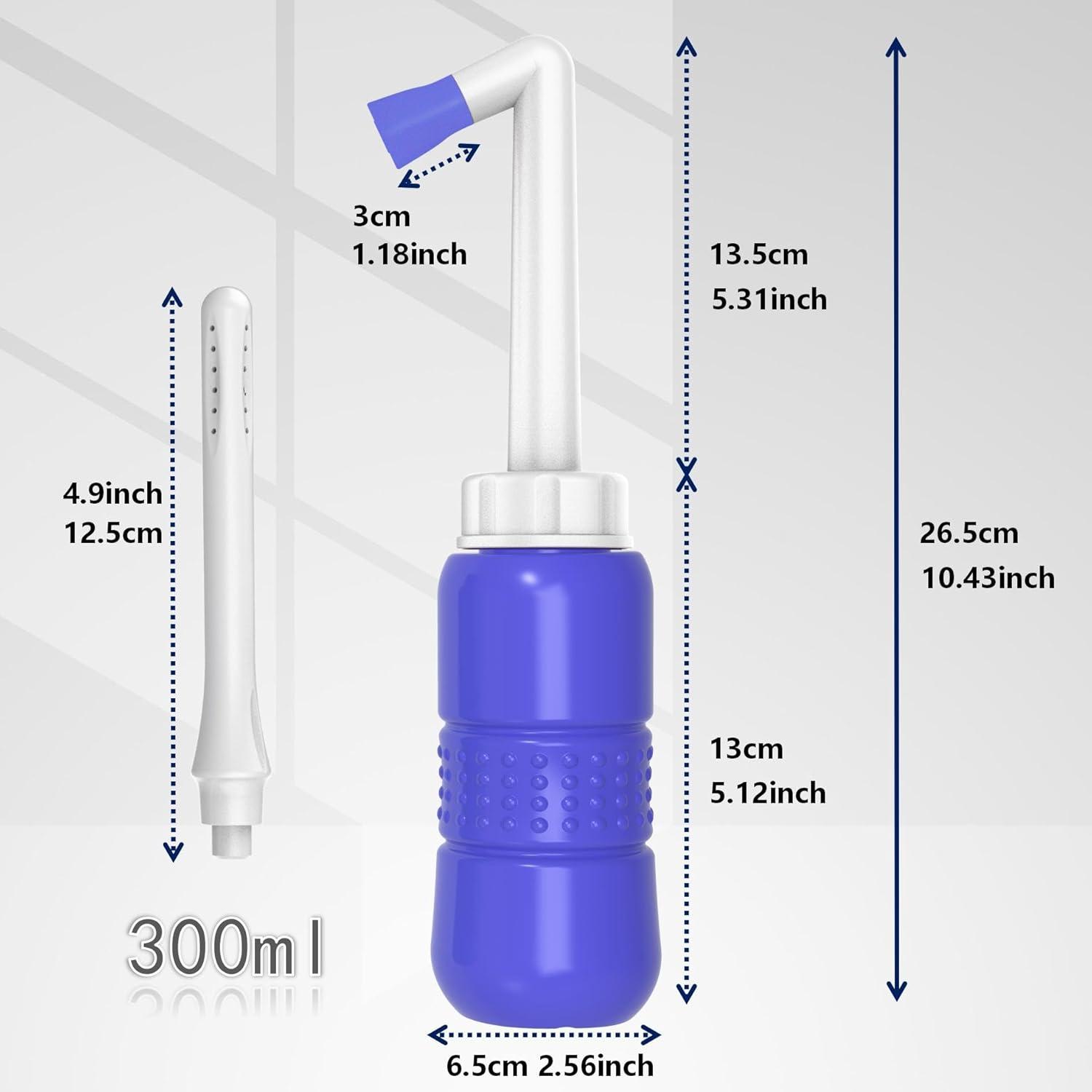 Paquete de 2 Botellas Peri 300ml Ducha Vaginal Azul/Rosa