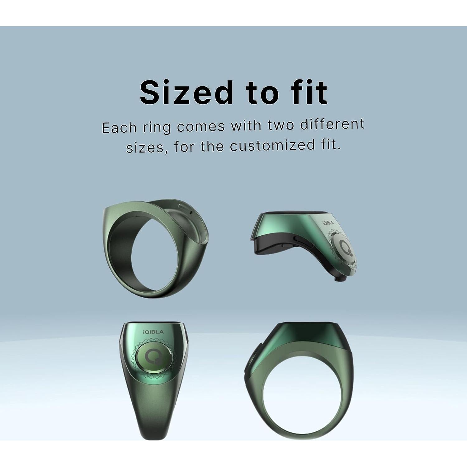 Anillo Zikr Flex Pro - Tasbih Inteligente 3 Tamaños