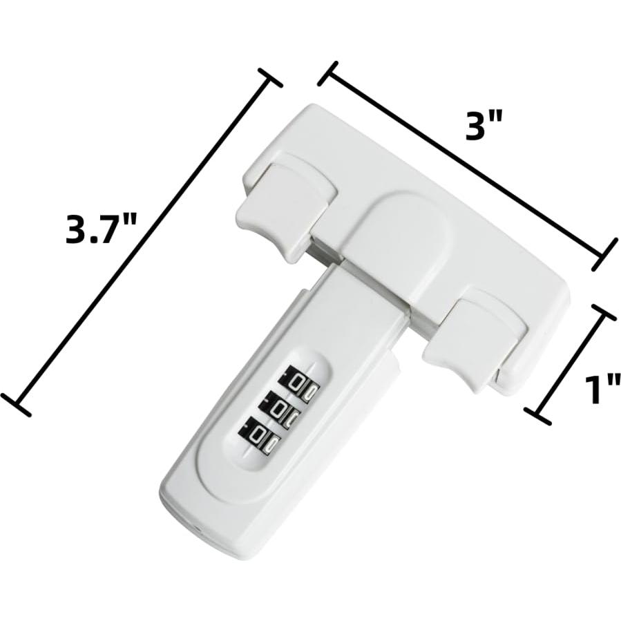 Candado de Refrigerador a Prueba de Niños con Código - 2 Unidades