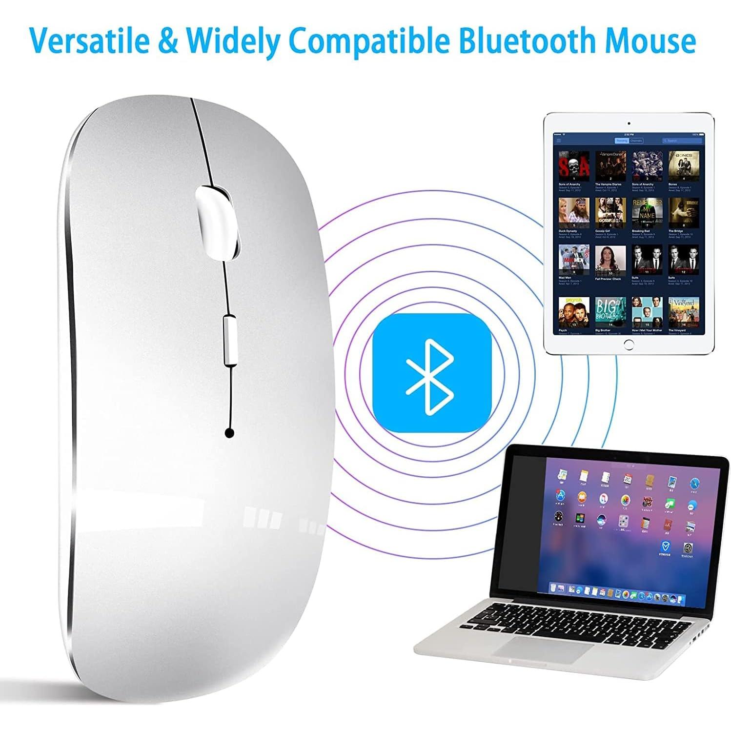 Ratón Inalámbrico Vxeei Doble Modo Bluetooth 5.2 y USB 2.4GHz