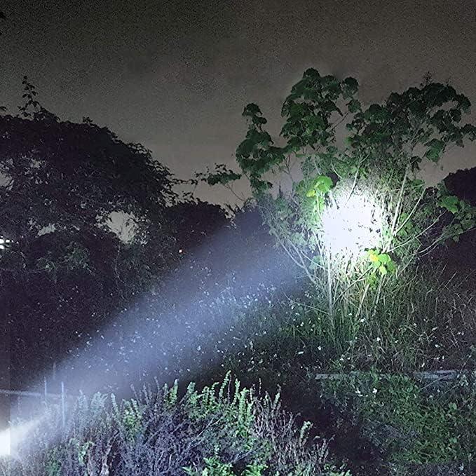 Linterna LED E-SHIDAI 1000 Lúmenes 2PCS Carga Solar USB