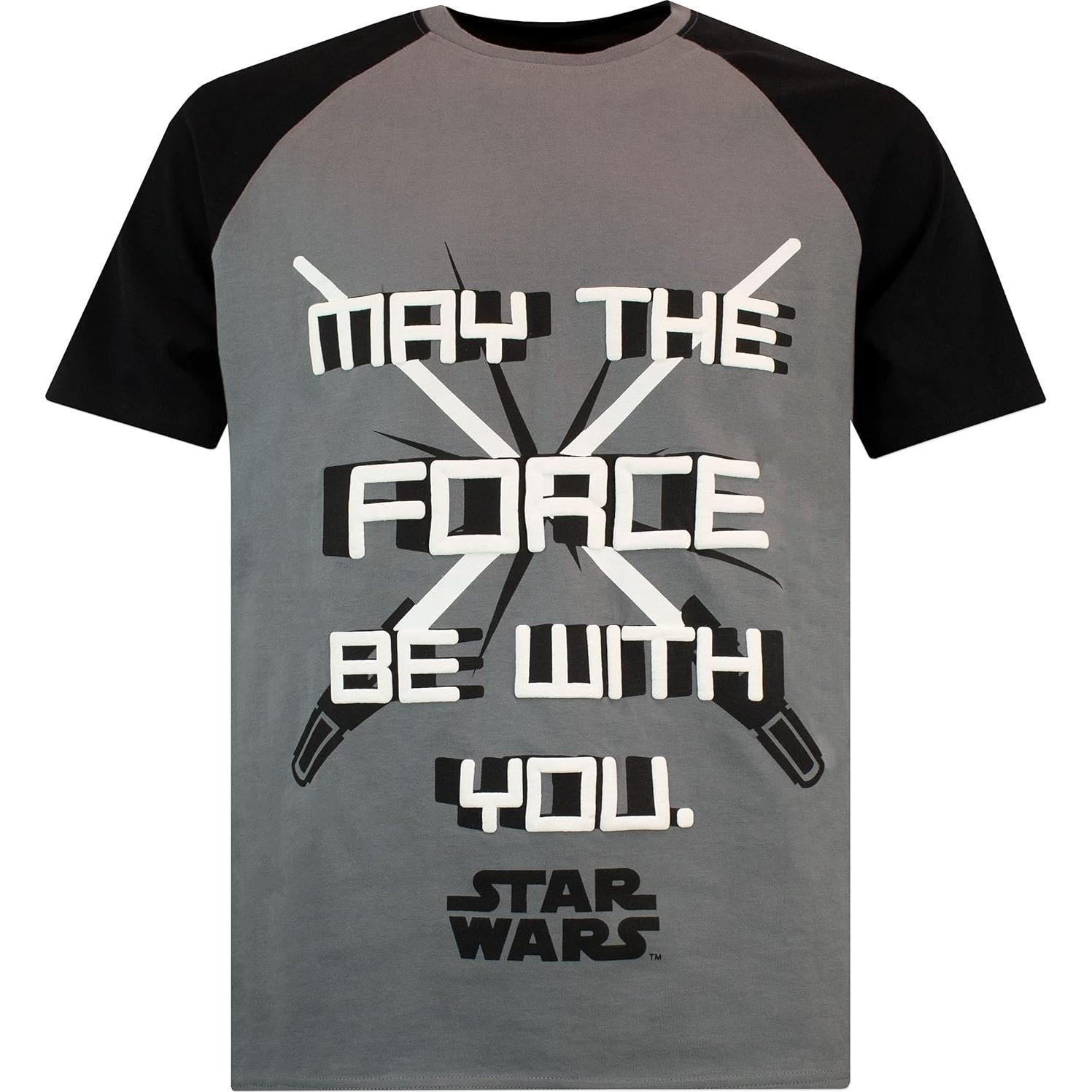 Pijamas para Hombre Star Wars - Sable de Luz - Negro