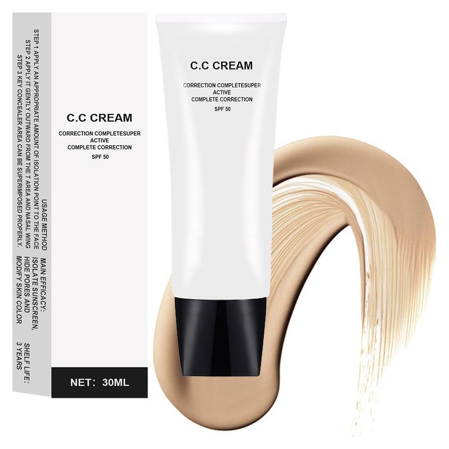 Crema CC Correctora JIMYAUQIN Marfil 30ml SPF 50 Piel Madura