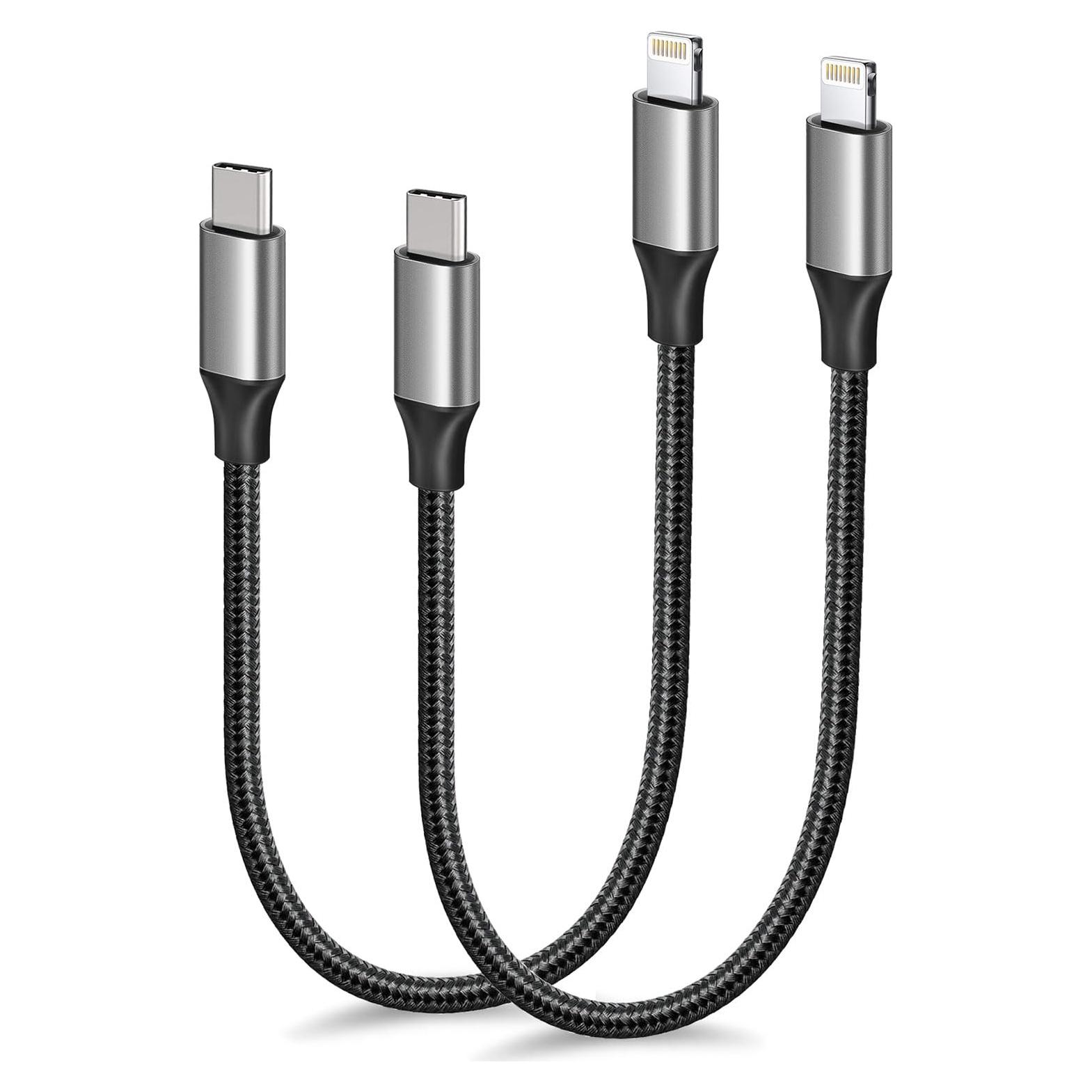 Cable USB C a Lightning 1.5 pies Fushok Carga Rápida MFi