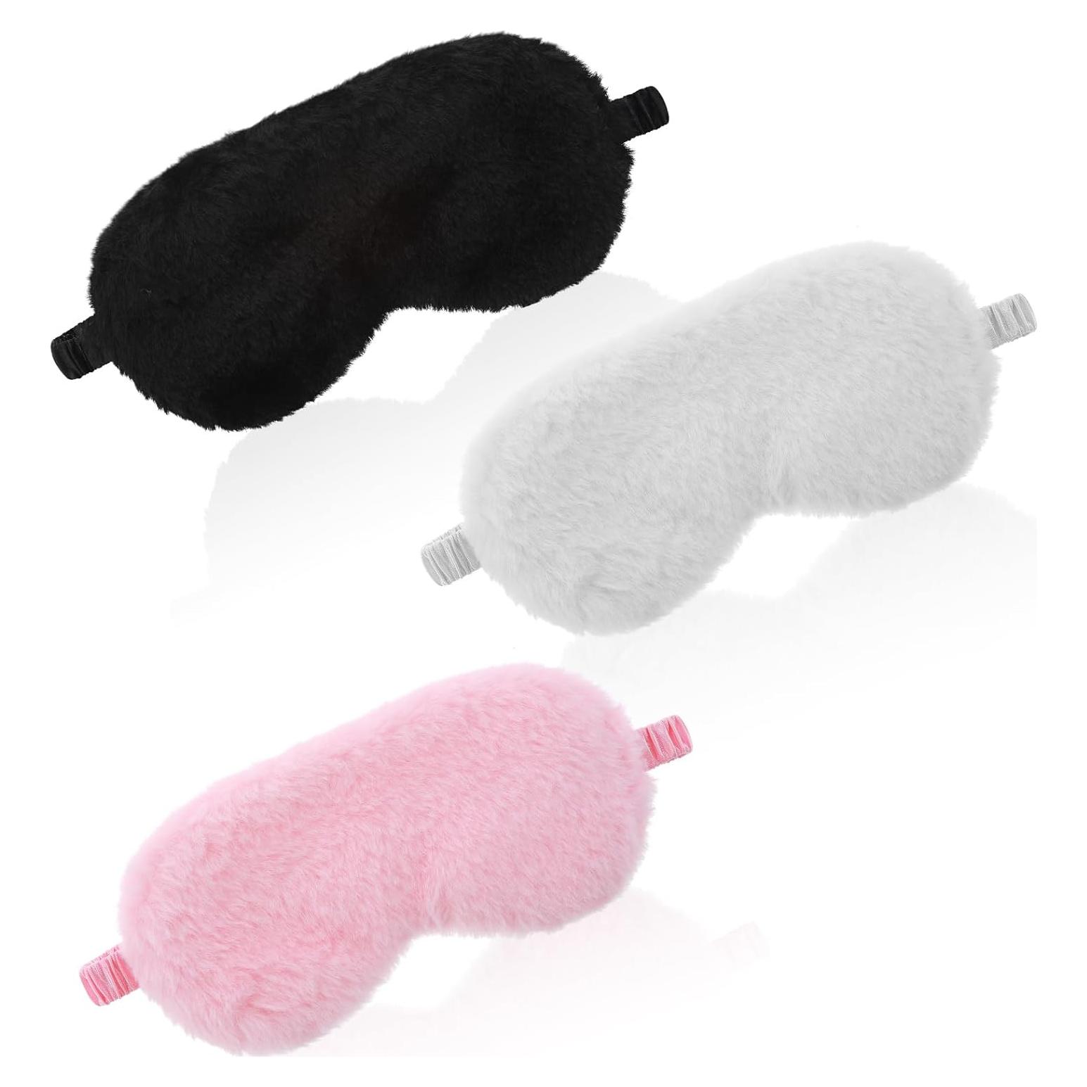 3 Pcs Máscaras de Ojos de Felpa WY LIGHTING para Dormir