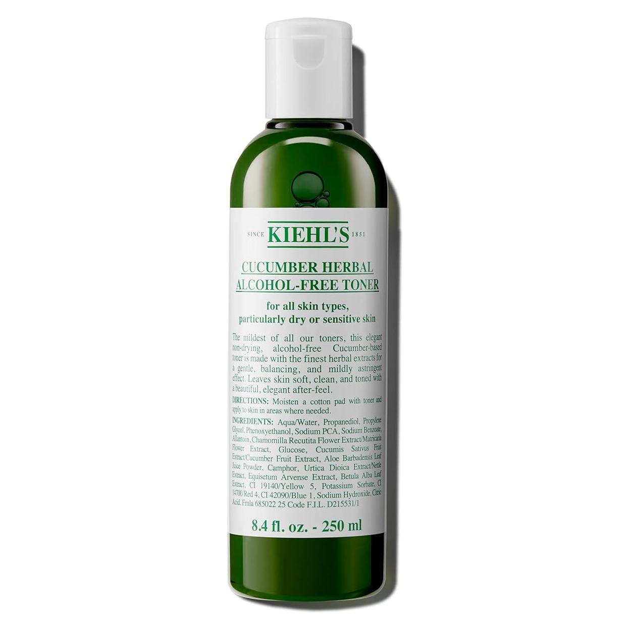 Tónico Facial Herbal de Pepino Kiehl's 250 ml Piel Seca Sensible