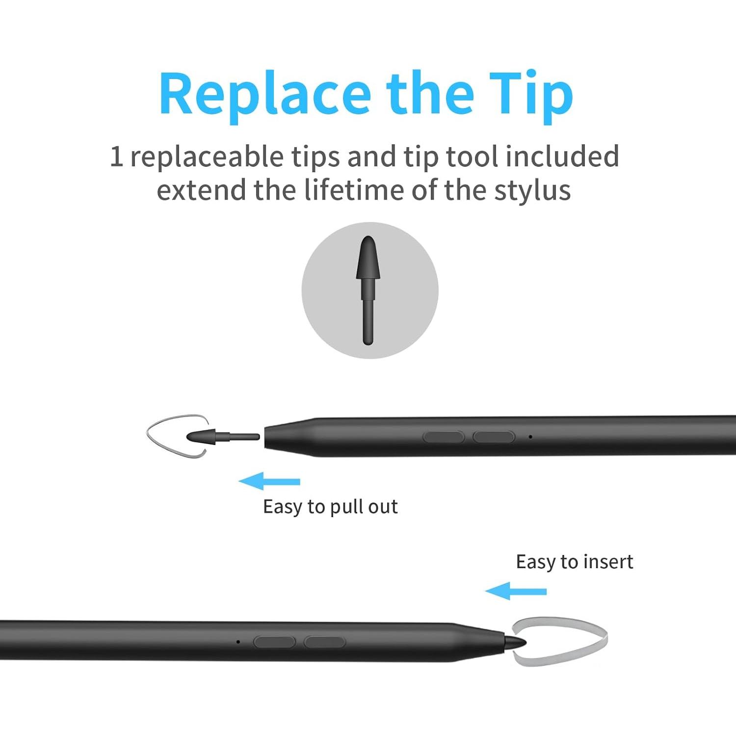Bolígrafo Electrónico iafer para Surface Pro - 4096 Sensibilidad