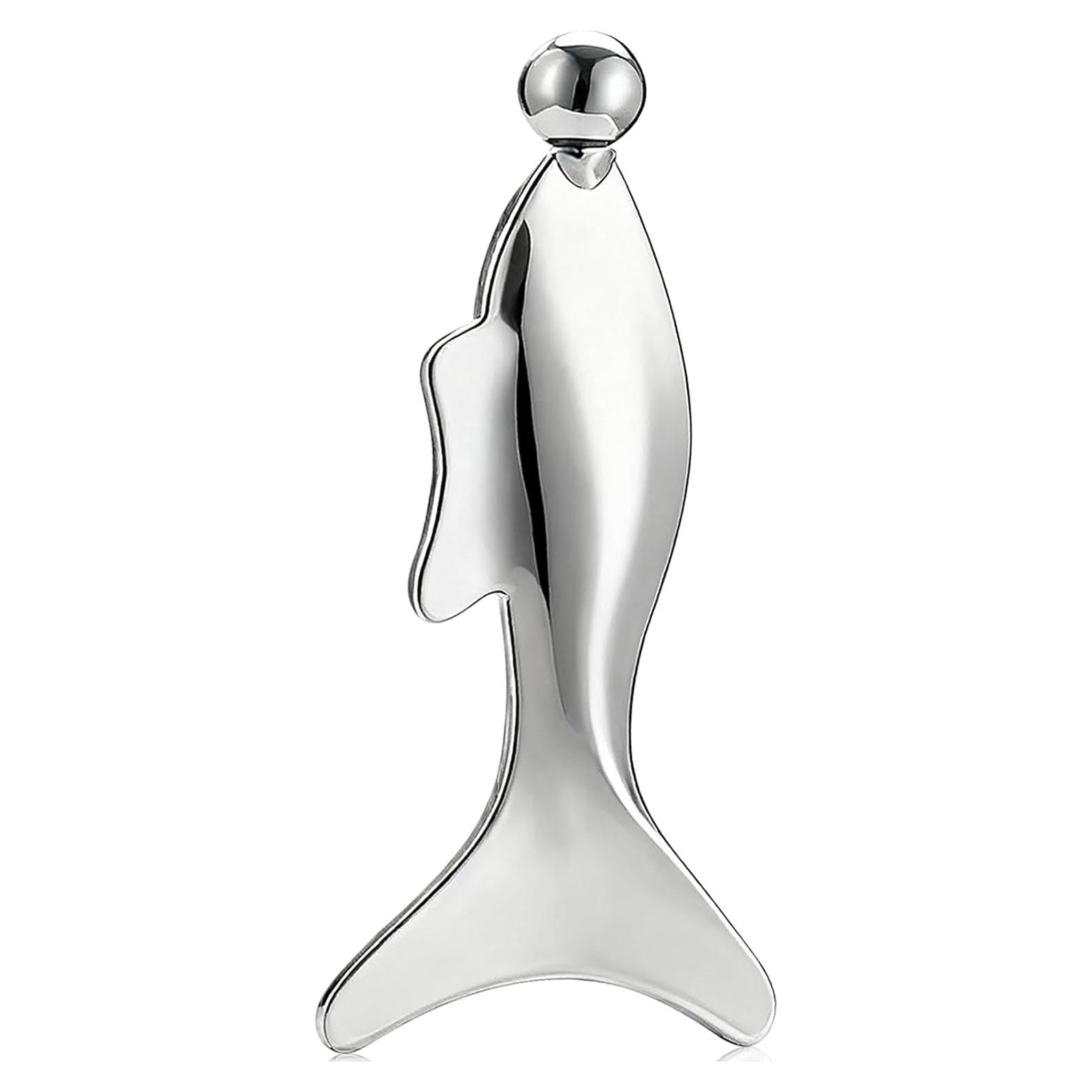 Herramienta de Masaje Gua Sha 4-en-1 Pez - Cuidado Facial