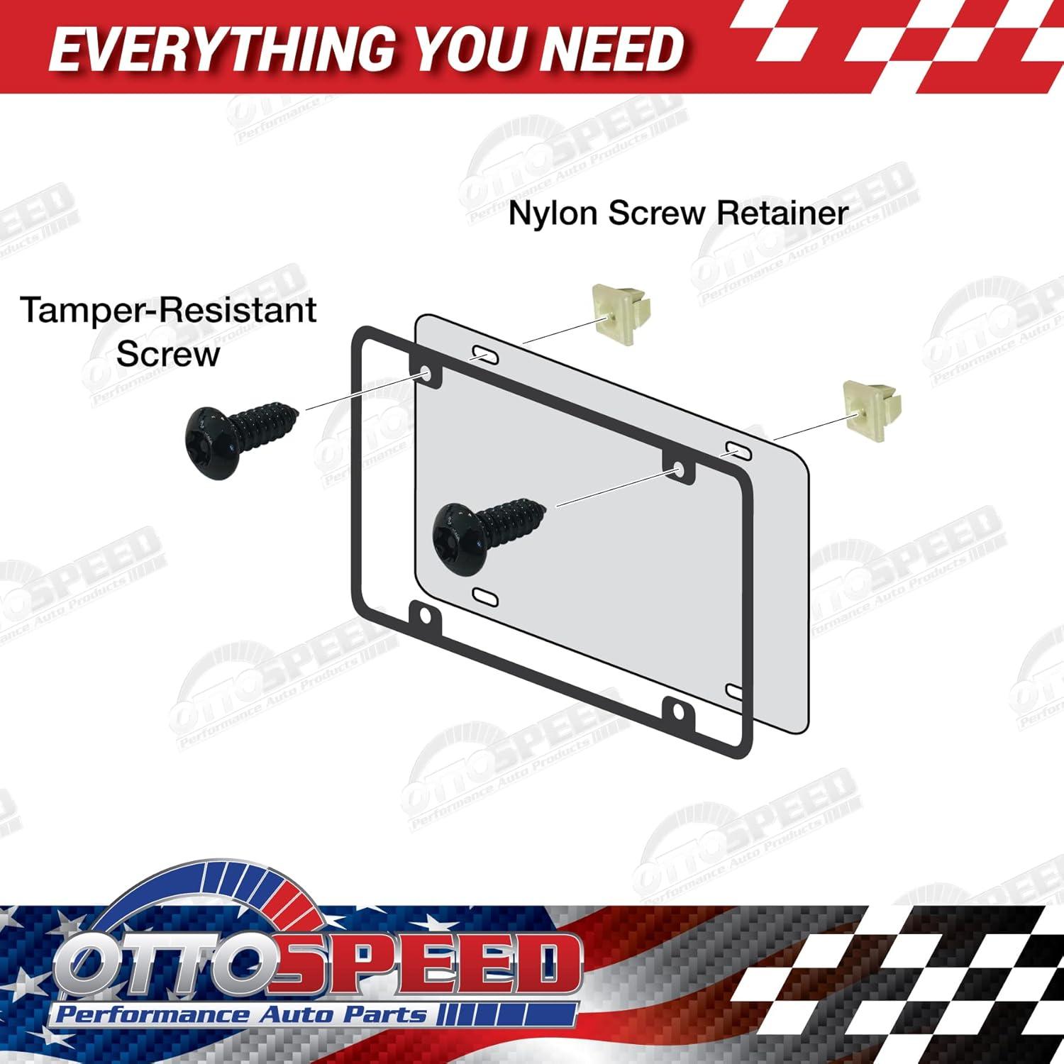 Tornillos de Seguridad Antirrobo OttoSpeed para Placas de Matrícula