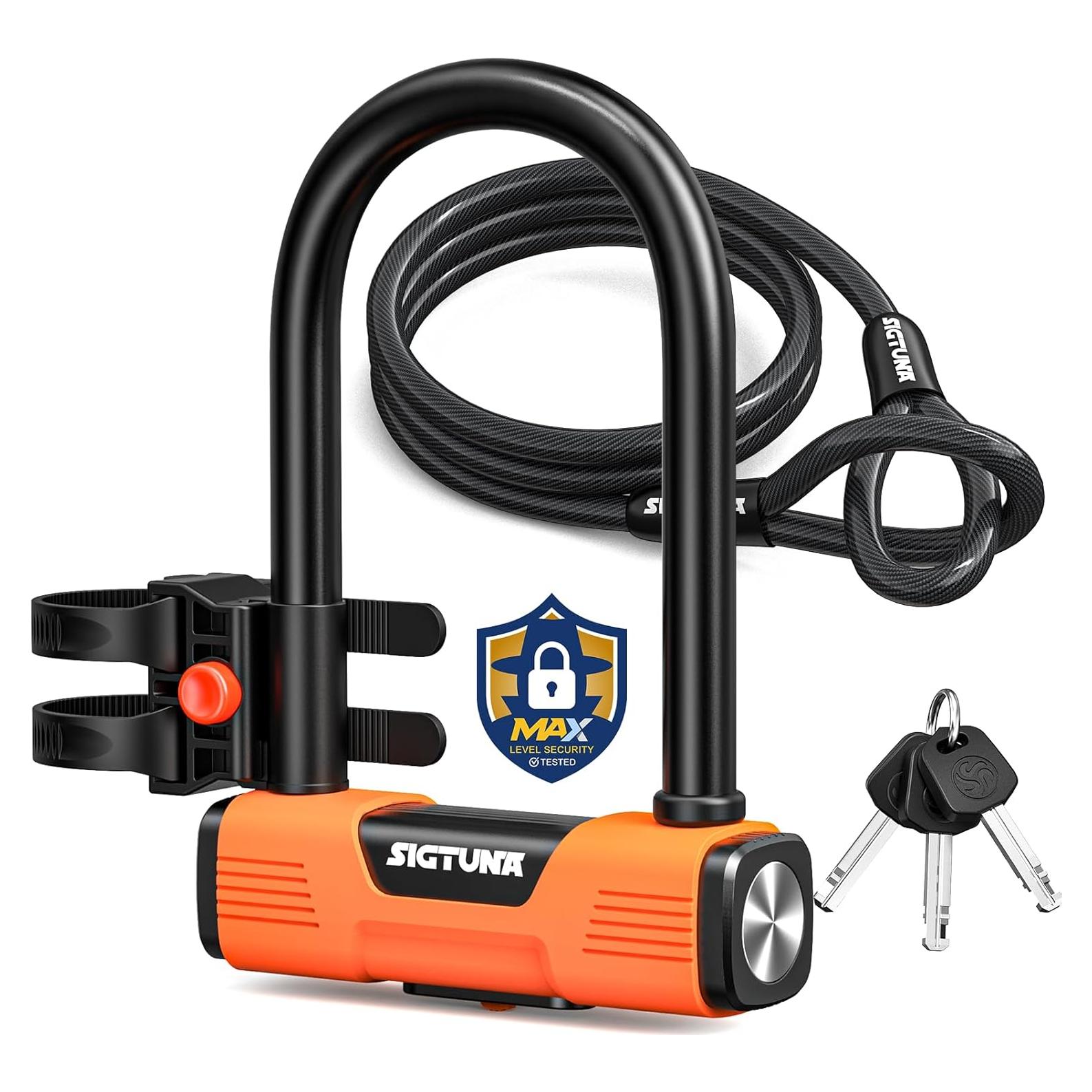 Candado U para Bicicleta Sigtuna 16mm Resistente al Corte