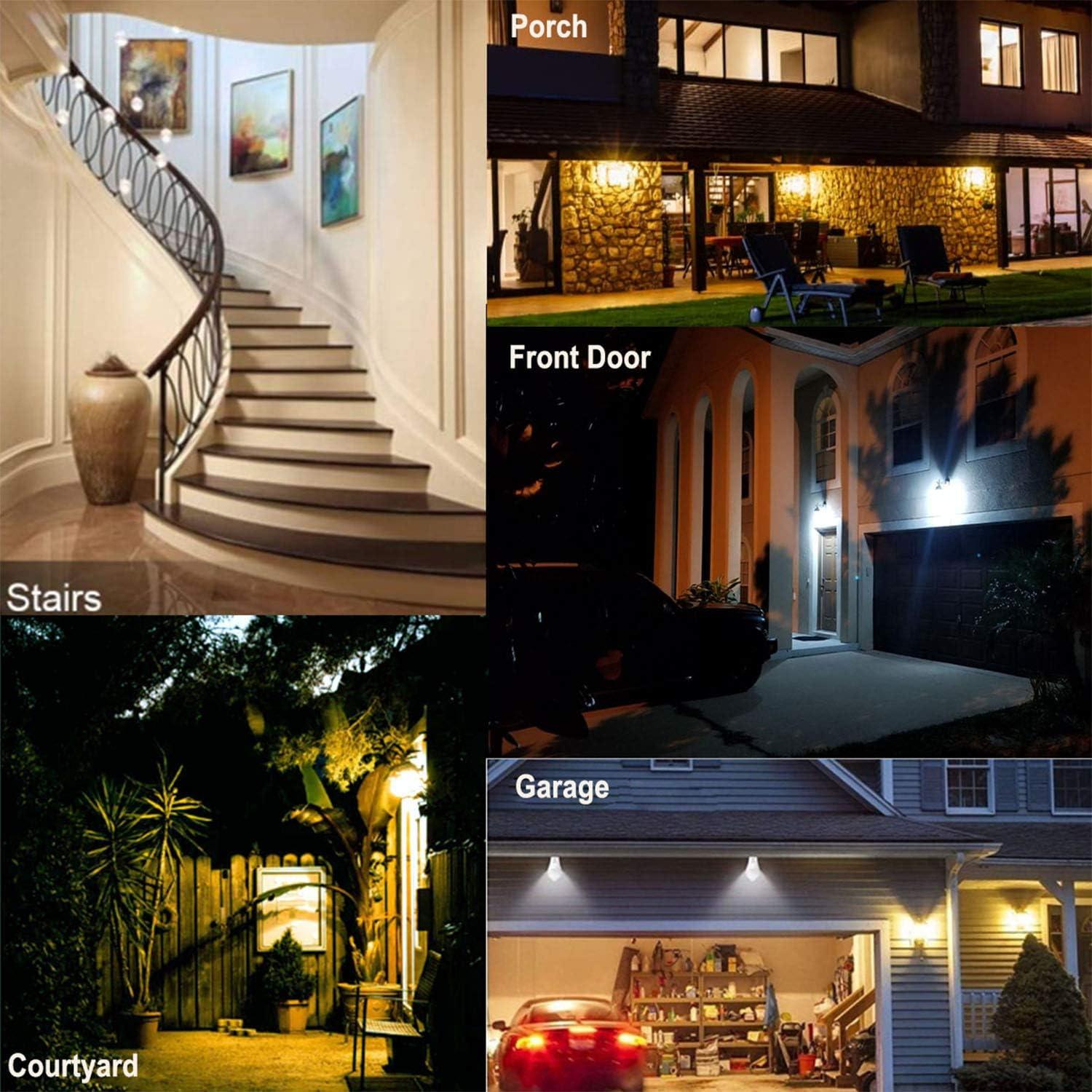 Bombillas LED de Sensor de Movimiento MikeWin 13W E26 1100lm