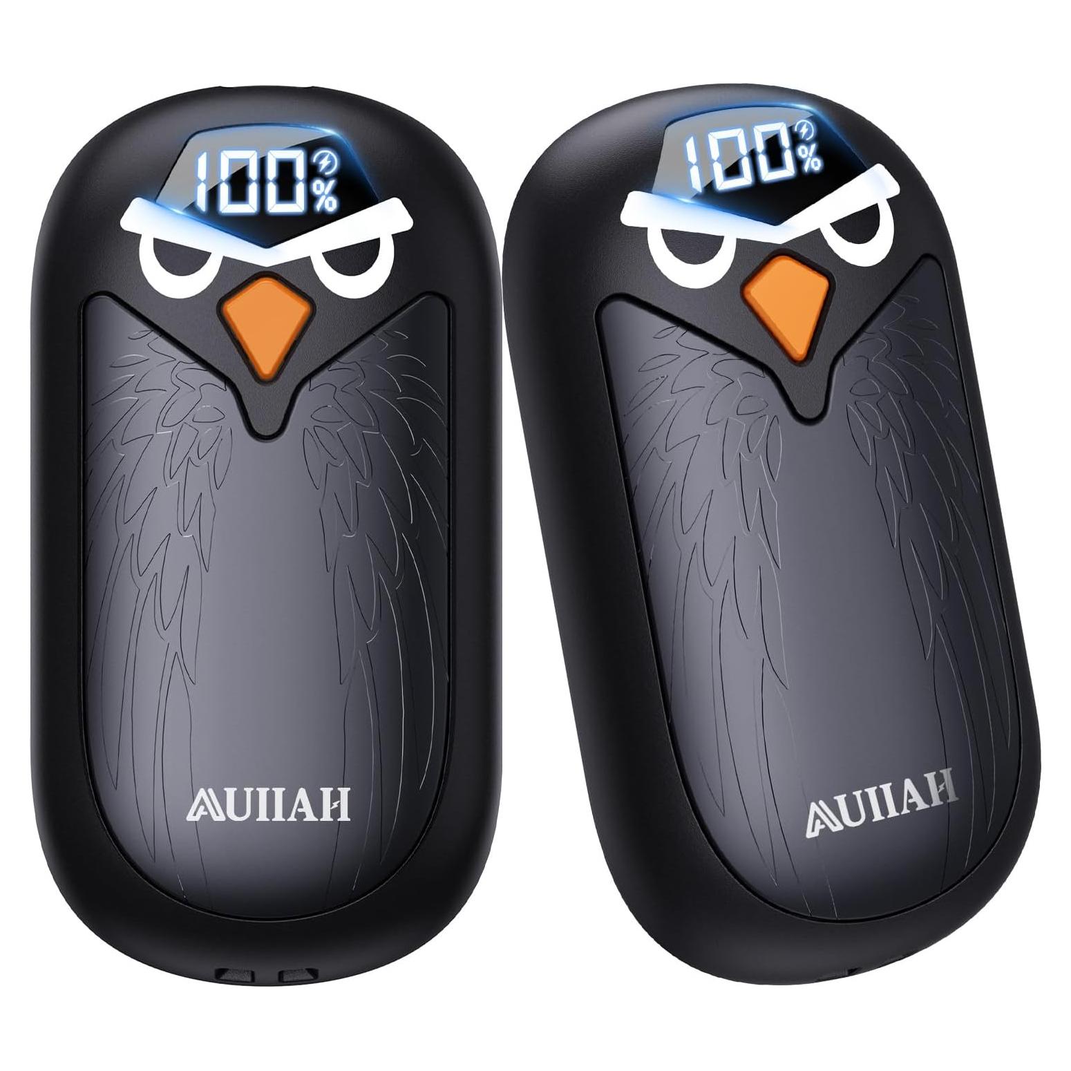 Calentadores de Manos Recargables AUIIAH YI08 2 Piezas LED