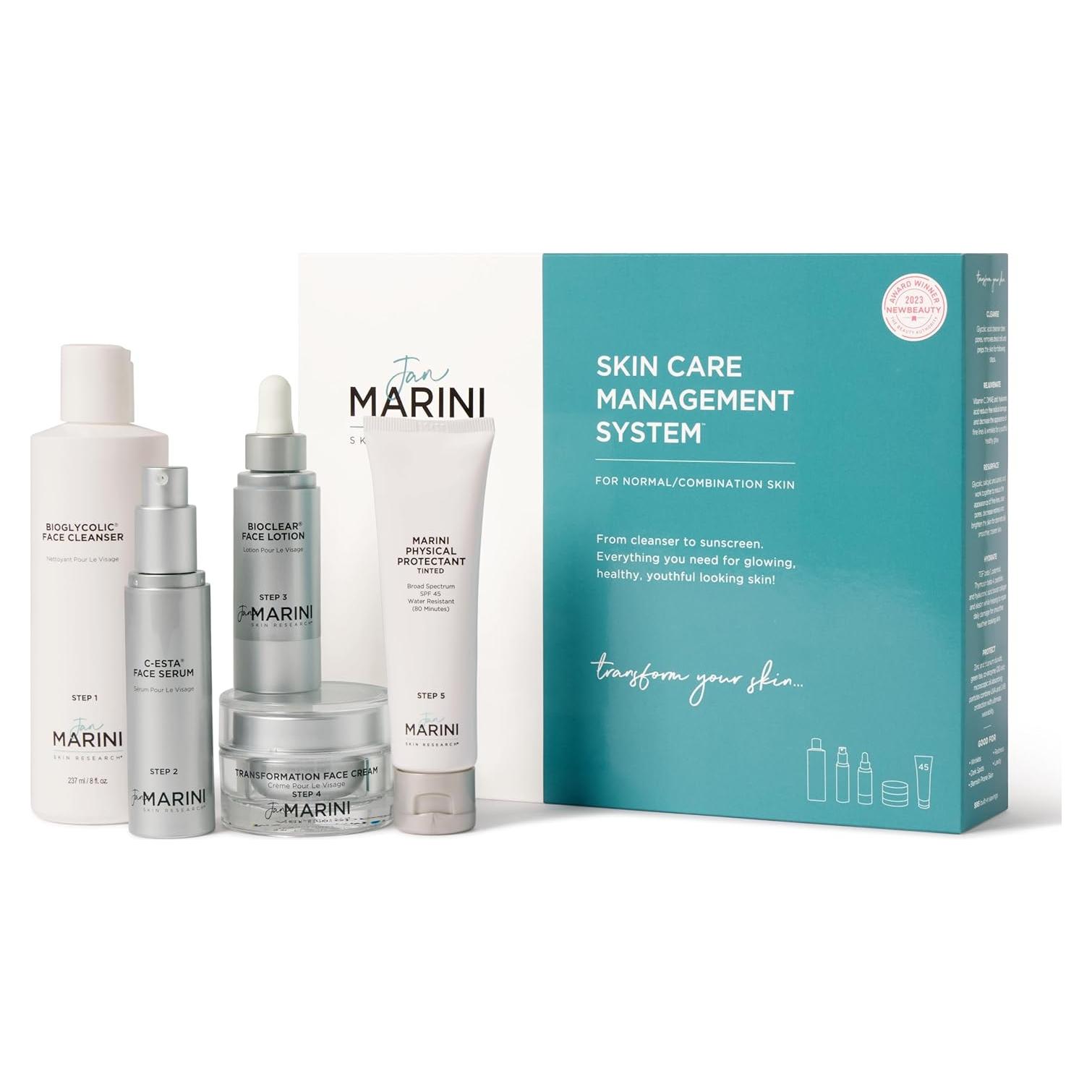 Kit Cuidado Facial Jan Marini - Limpiador Bioglicólico + SPF 45
