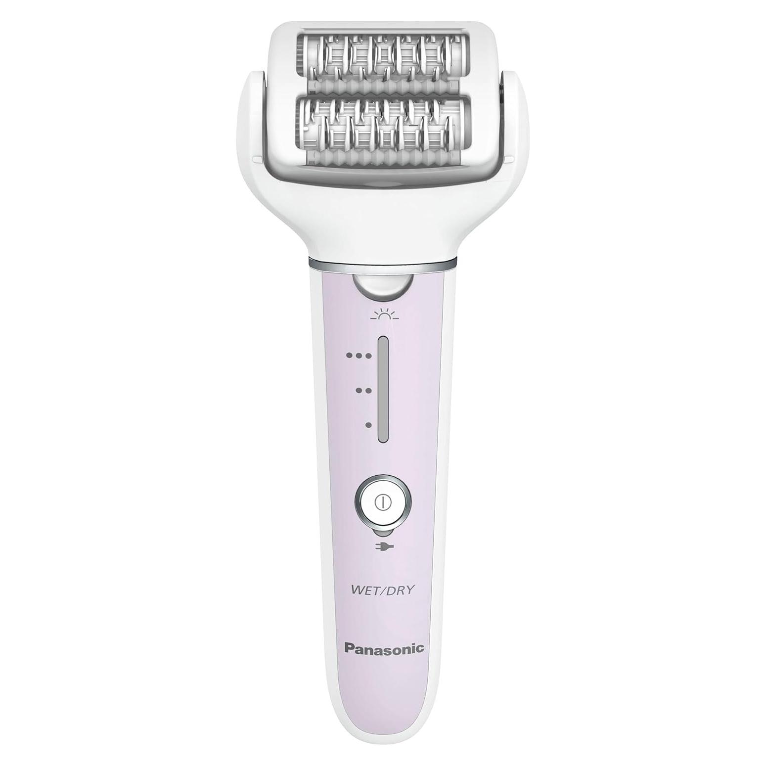 Epilador Panasonic ES-EY30, 3 velocidades, uso húmedo y seco