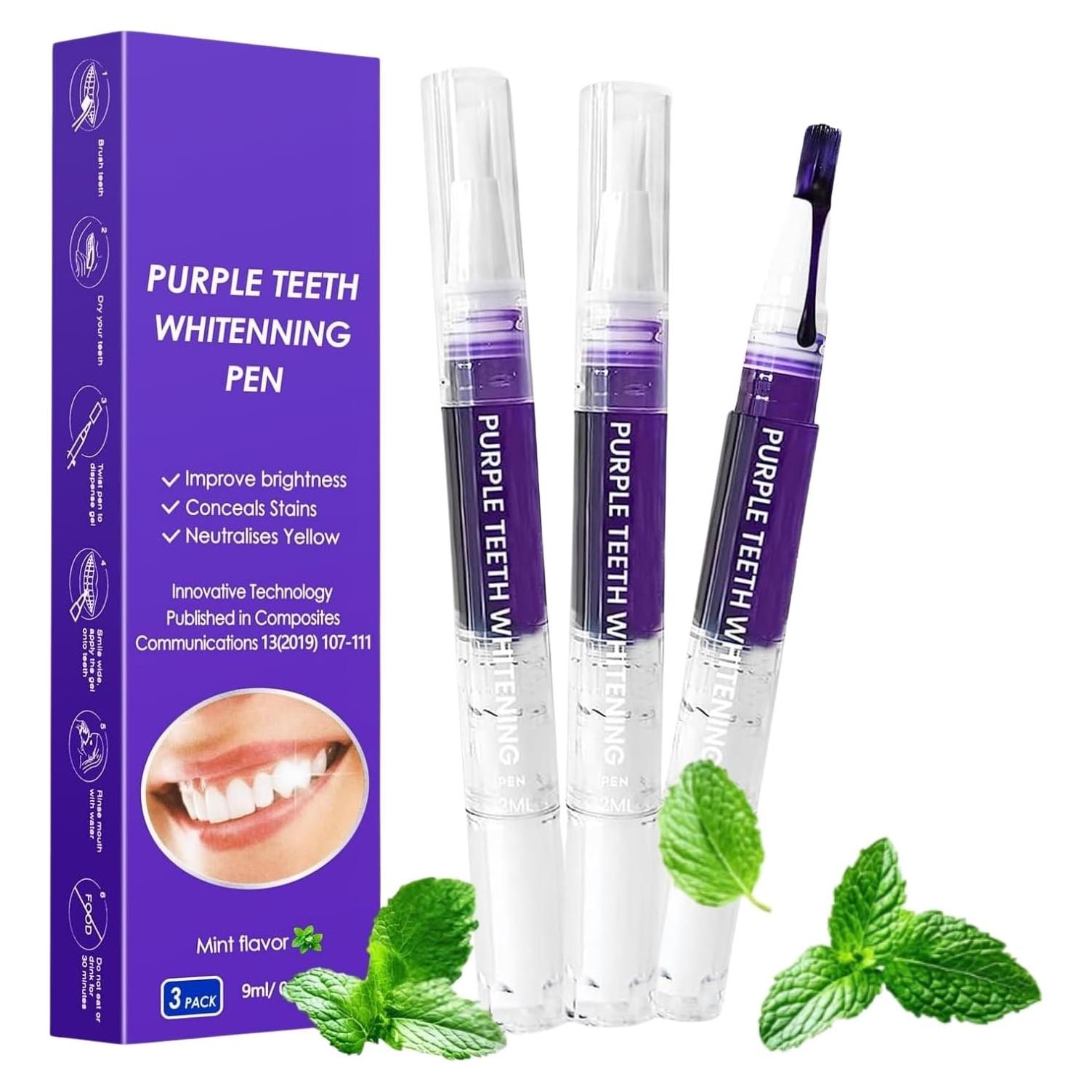 Bolígrafo Blanqueador de Dientes RFJZCAO - Kit 3 Pcs 2.96 ml