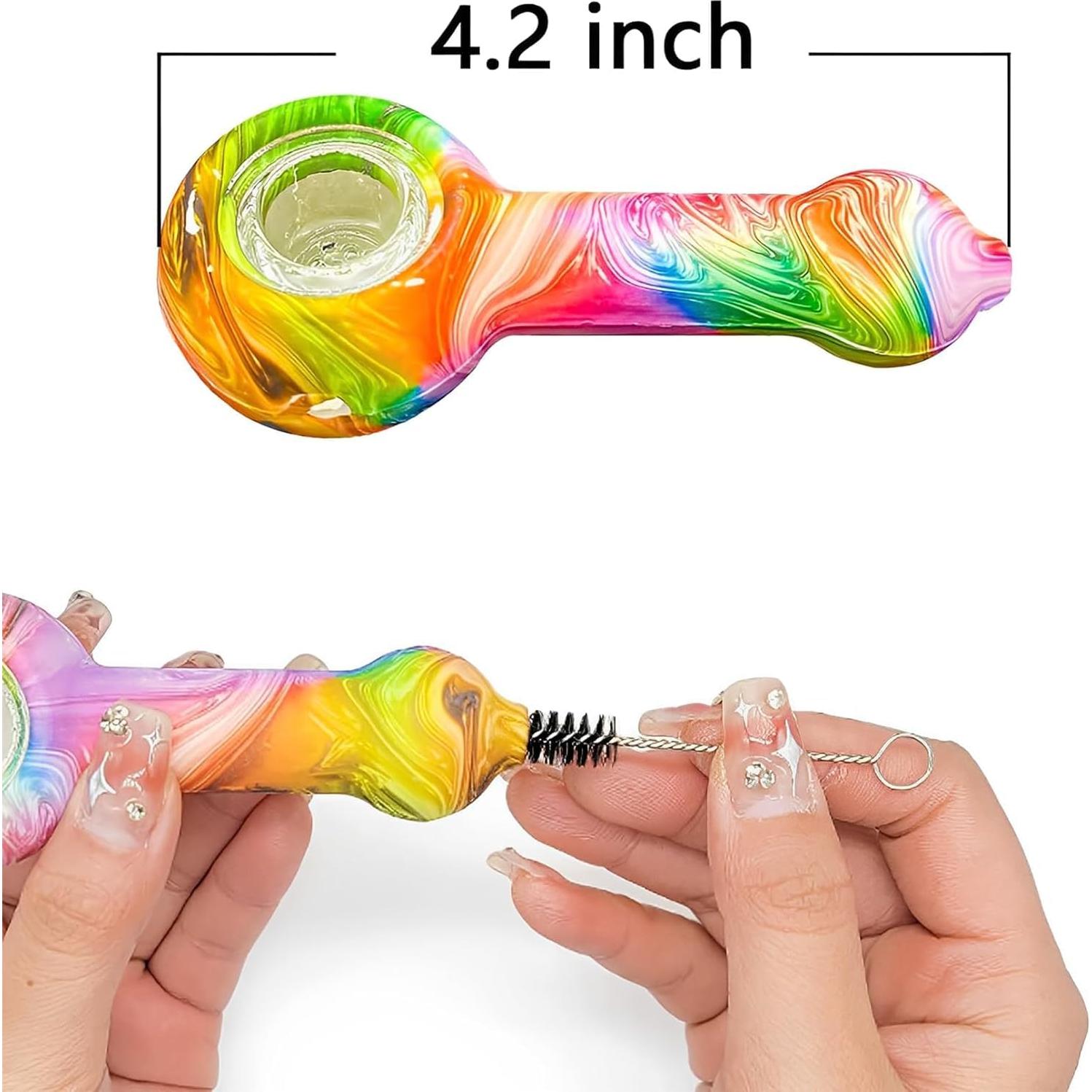 Juego de Pipas de Fumar ZPAIXIN - Fácil de Limpiar, 15.6cm