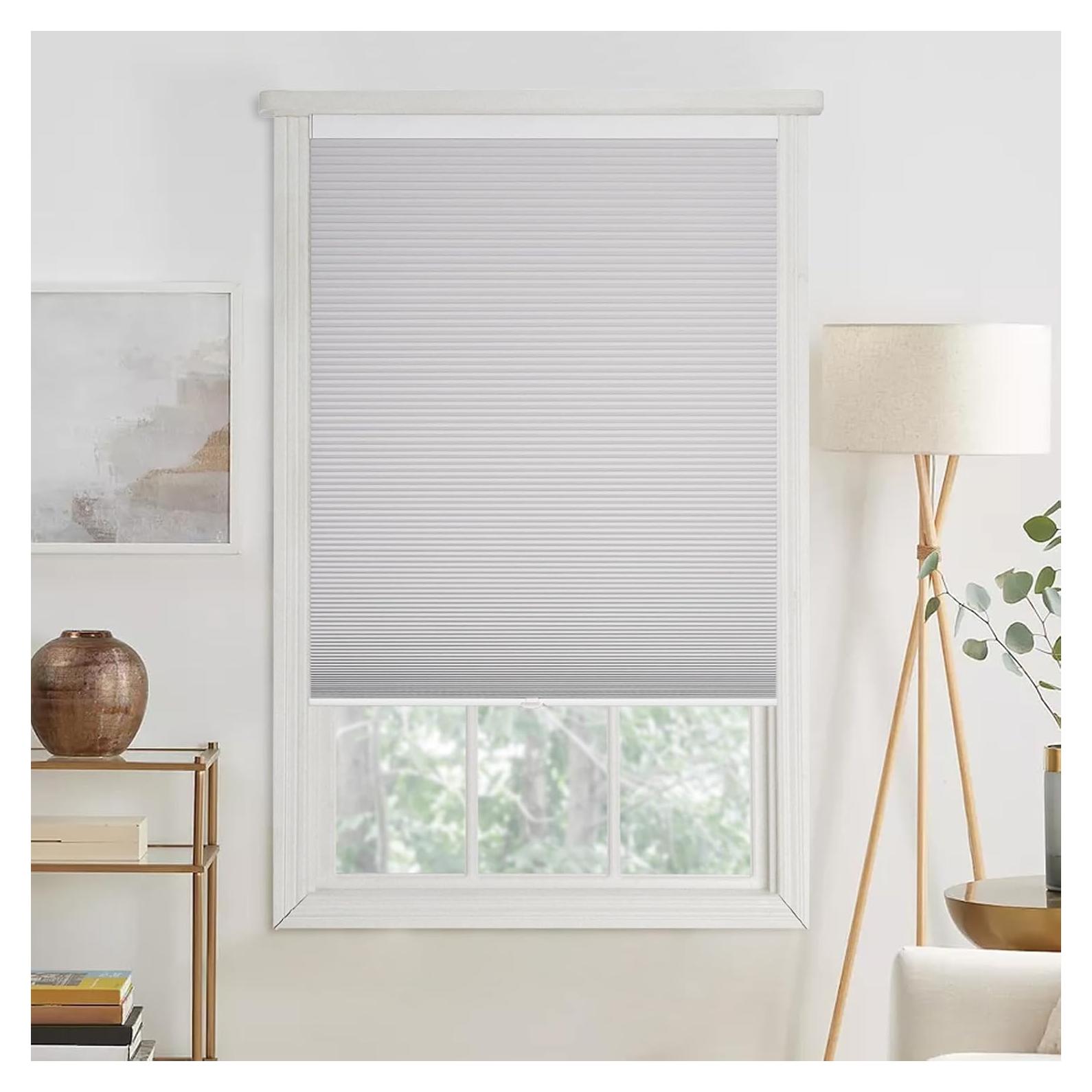 Persianas Celulares Blackout Atxbyoh 114x163 cm Blancas